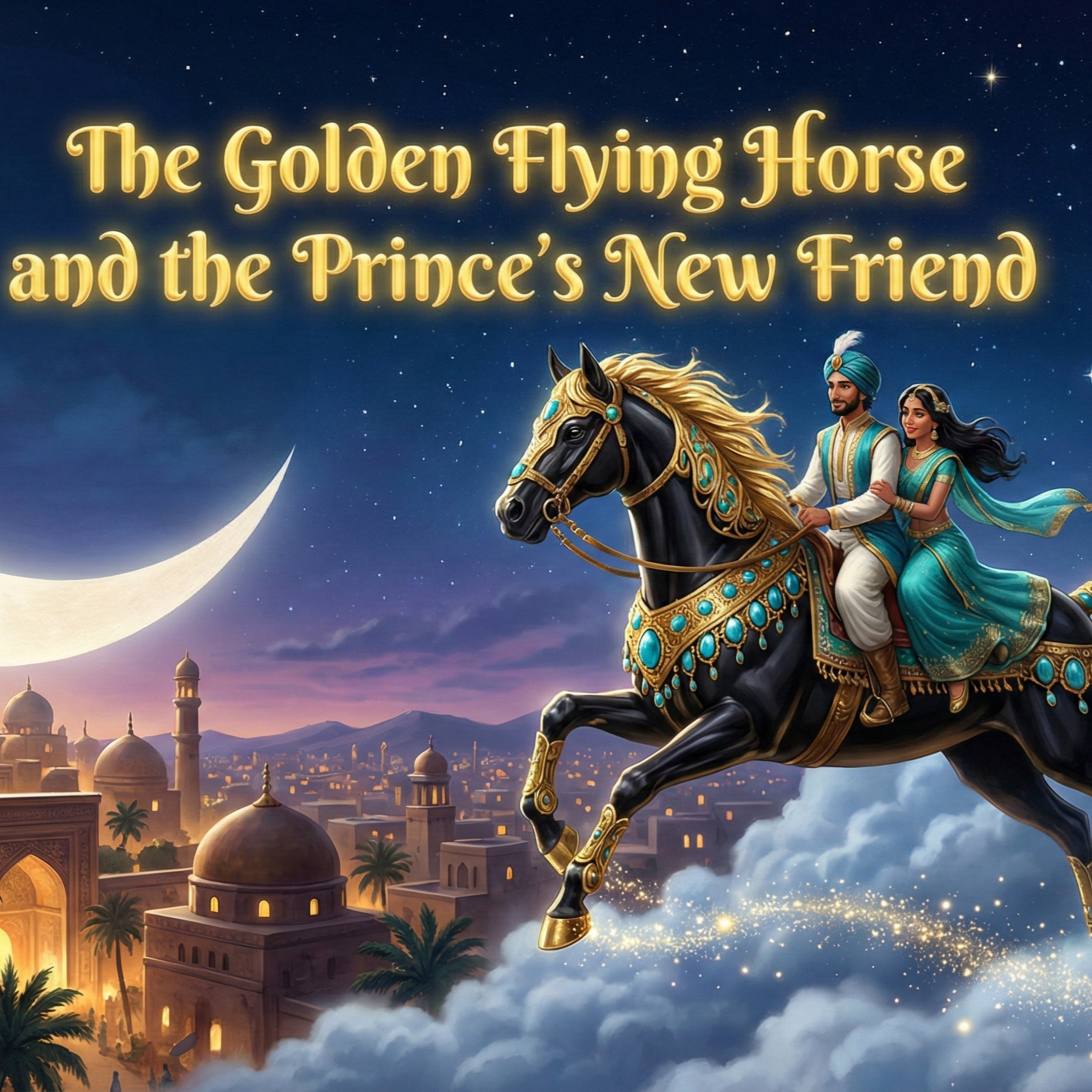 The Golden Flying Horse and the Prince’s New Friend( Arabian Nights Tale) episode artwork