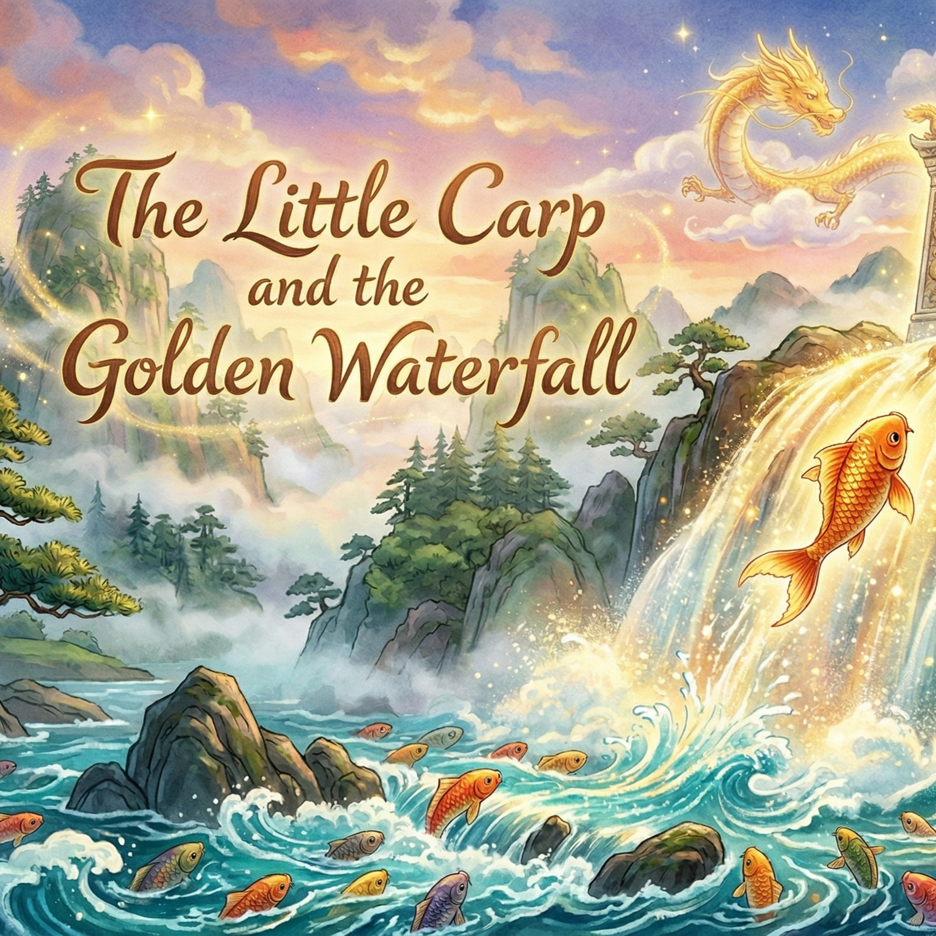 The Little Carp and the Golden Waterfall (Chinese Classic Tale)  episode artwork