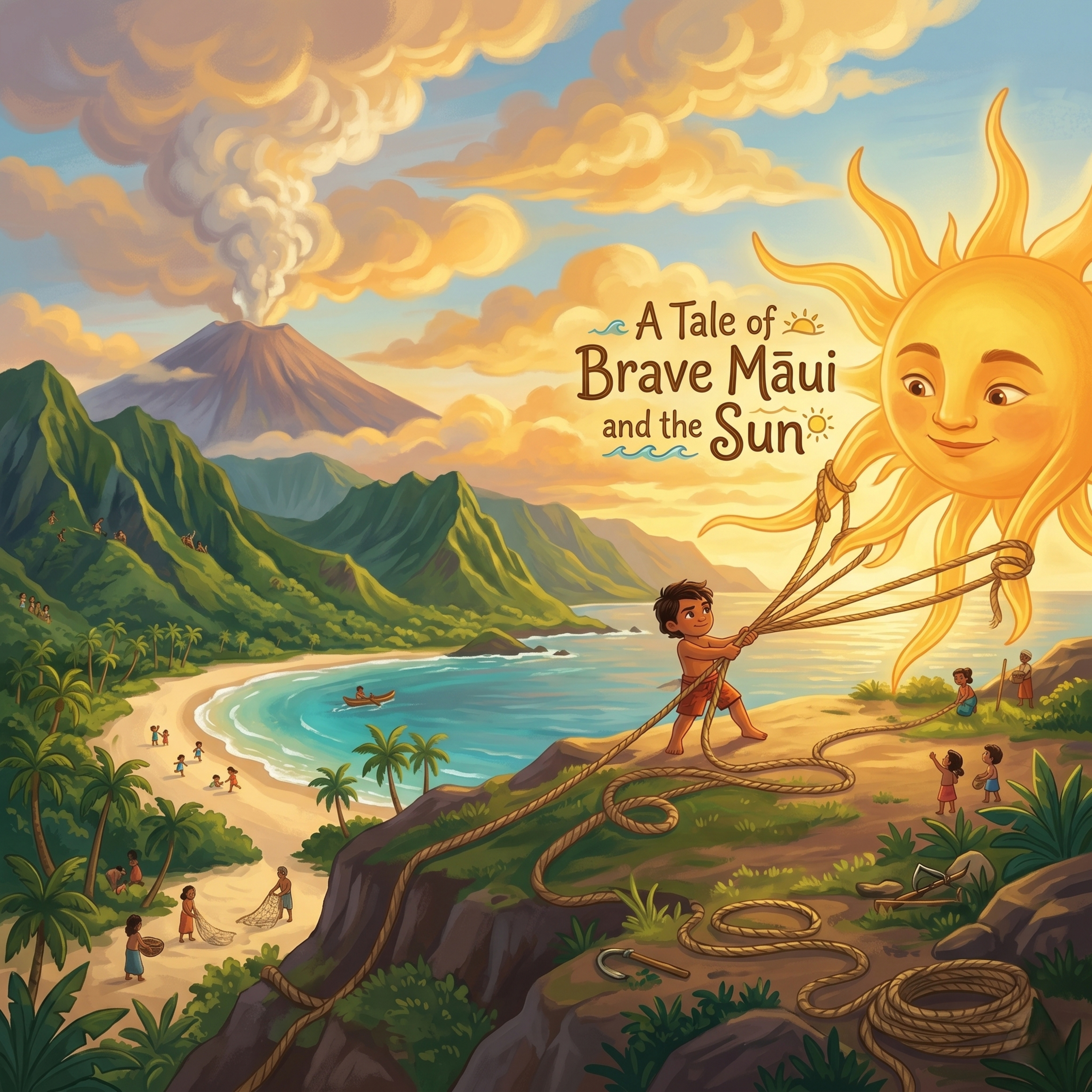 A Tale of Brave Māui and the Sun (Hawaiian folktale) episode artwork