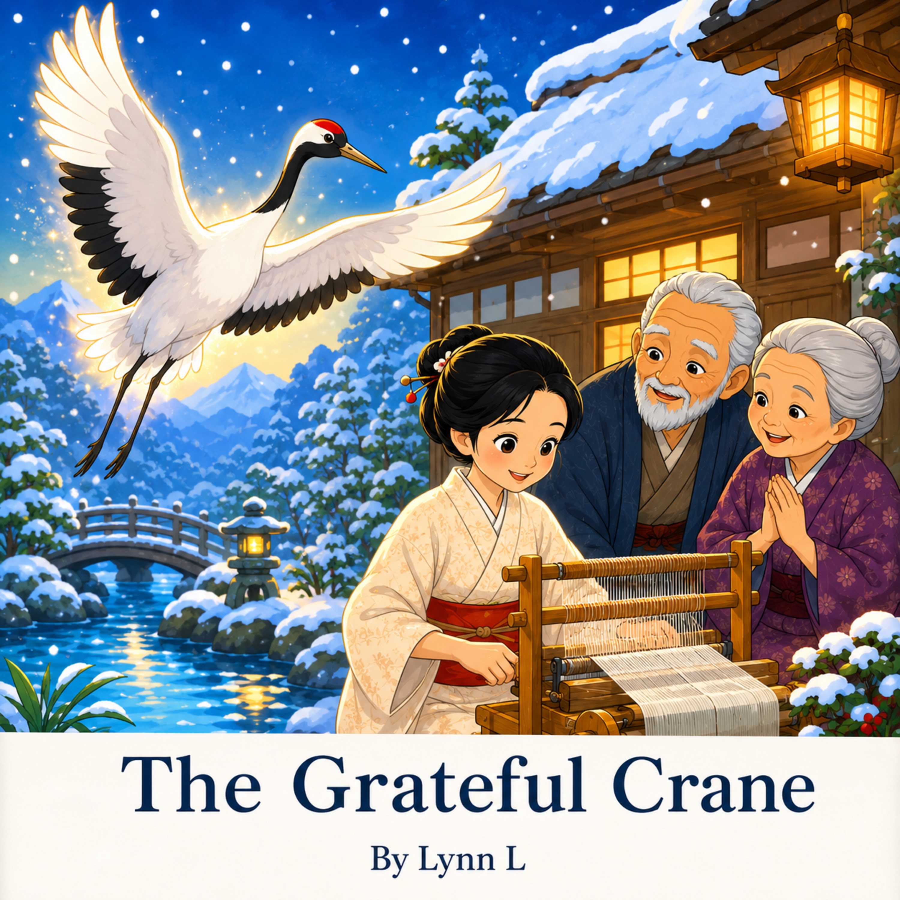 The Grateful Crane ( Japanese folktale) episode artwork