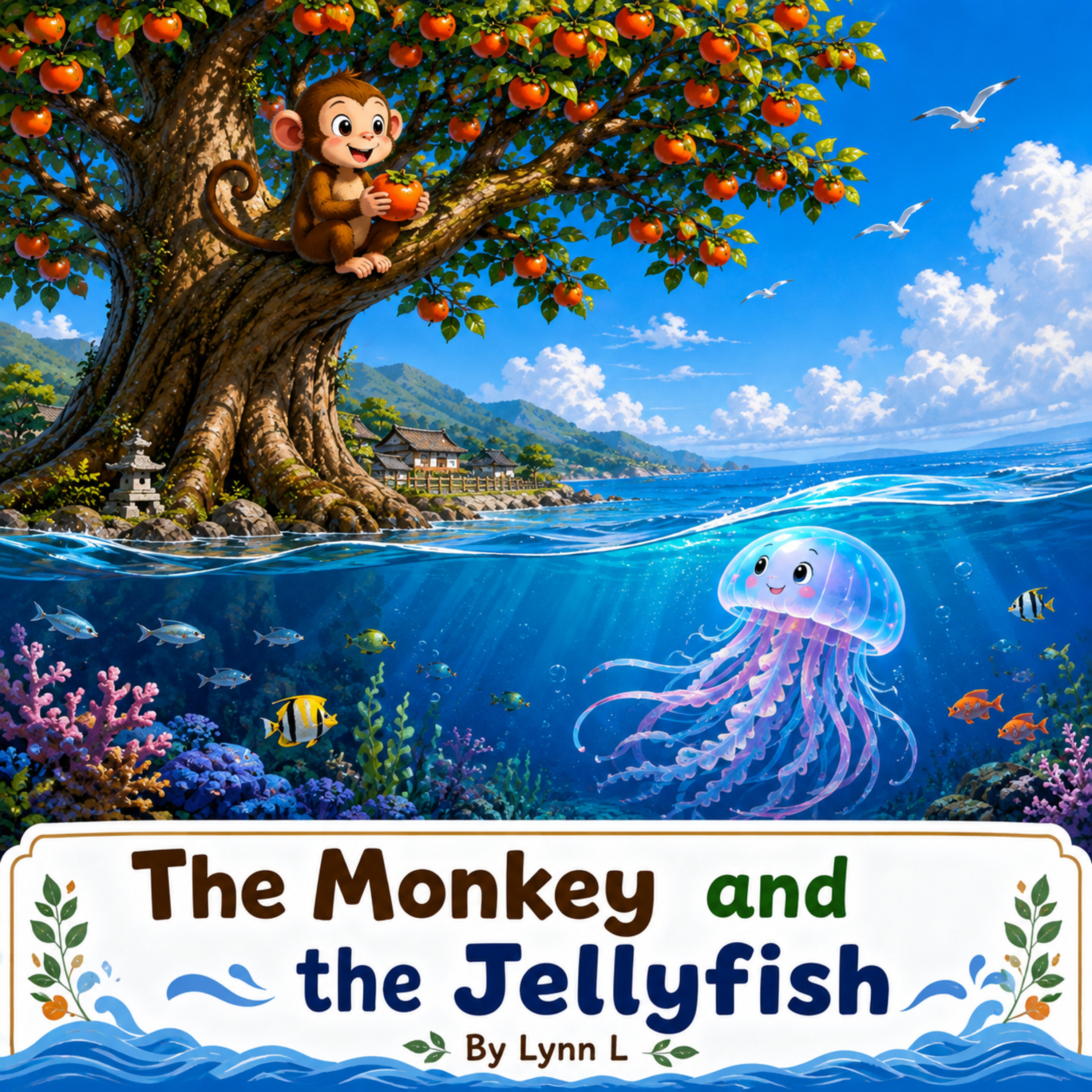 The Monkey and the Jellyfish (Japanese folktale) episode artwork