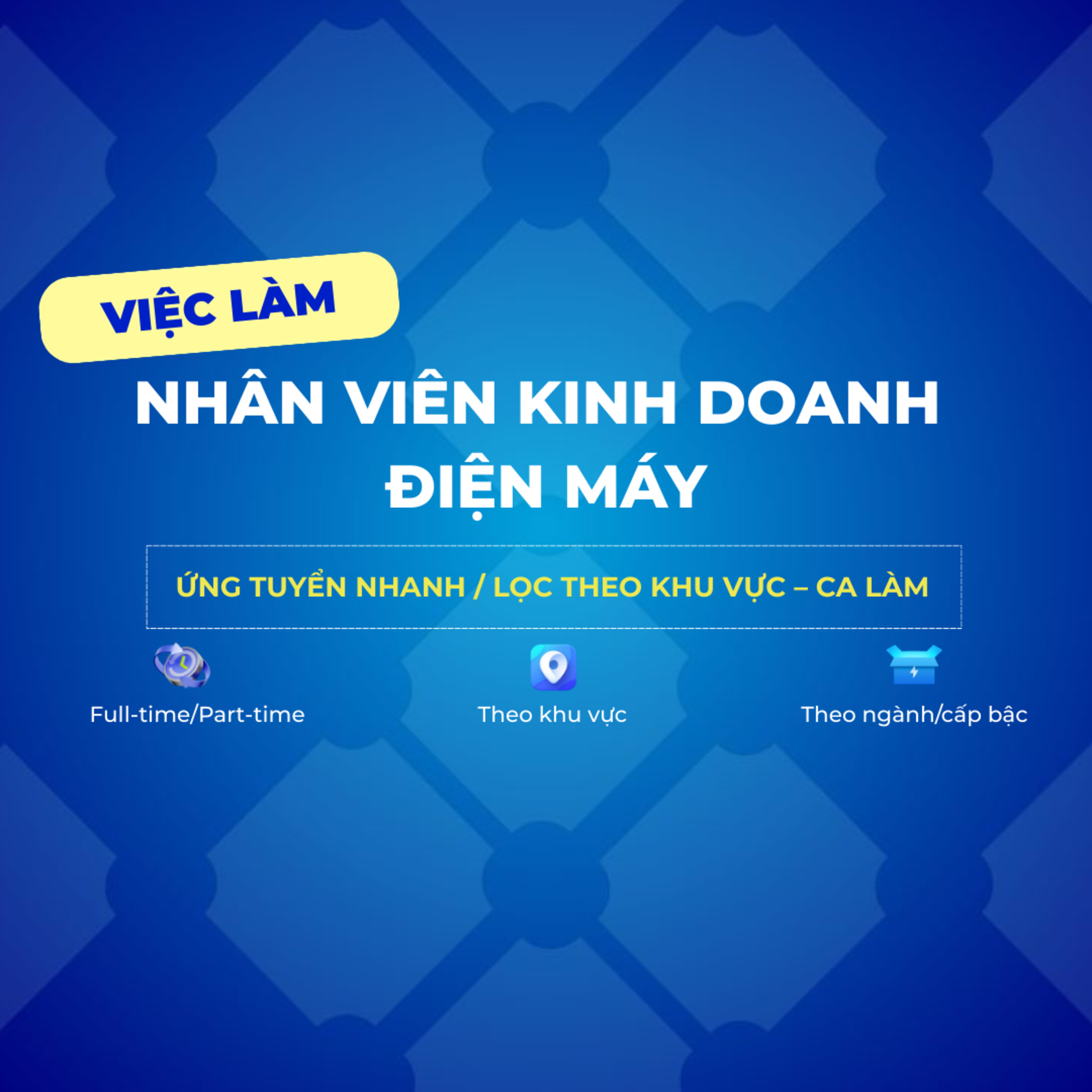 Việc làm nhân viên kinh doanh điện máy và cơ hội tăng thu nhập theo năng lực episode artwork