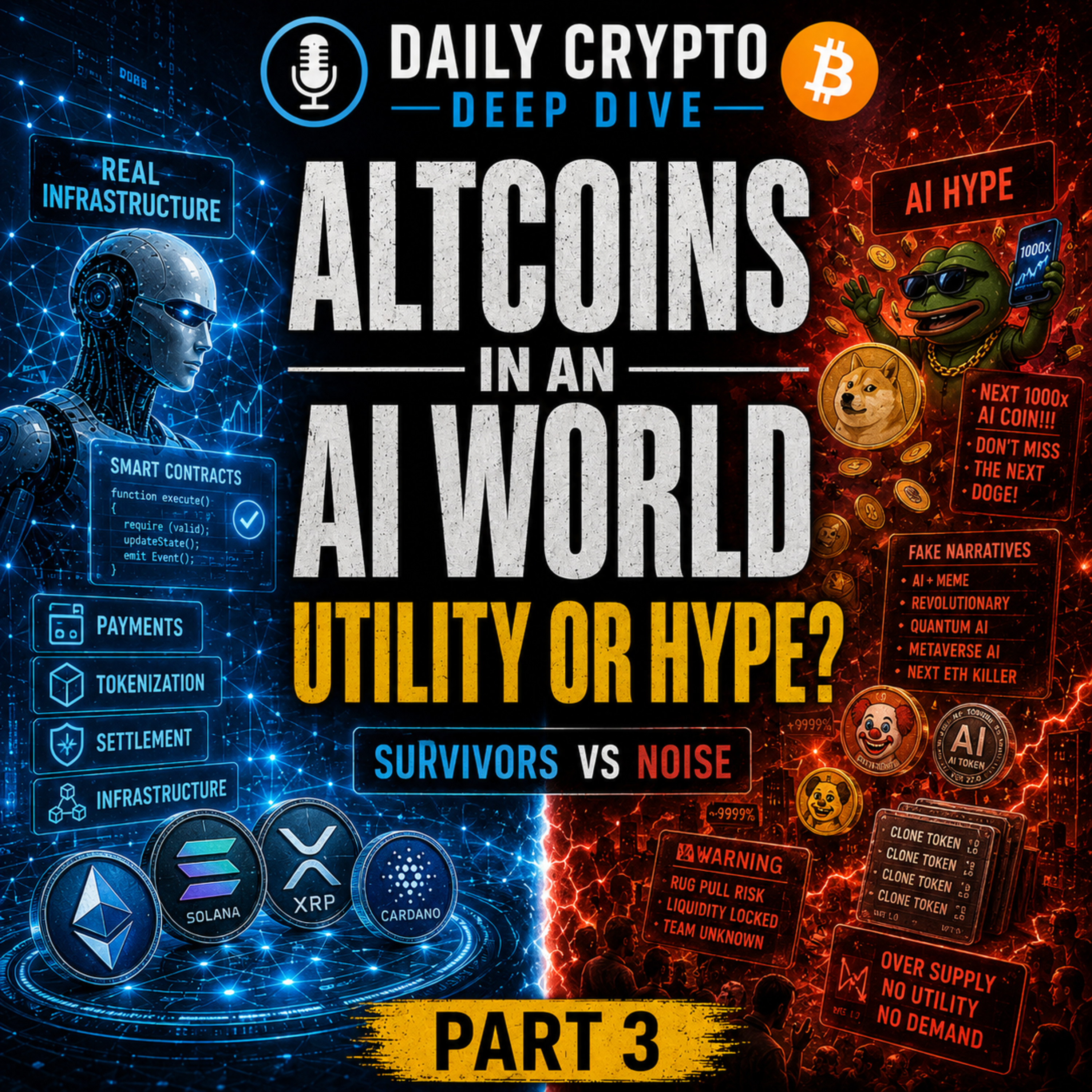 Daily Crypto Deep Dive: Altcoins In An AI World — Utility Or Hype? | Part 3