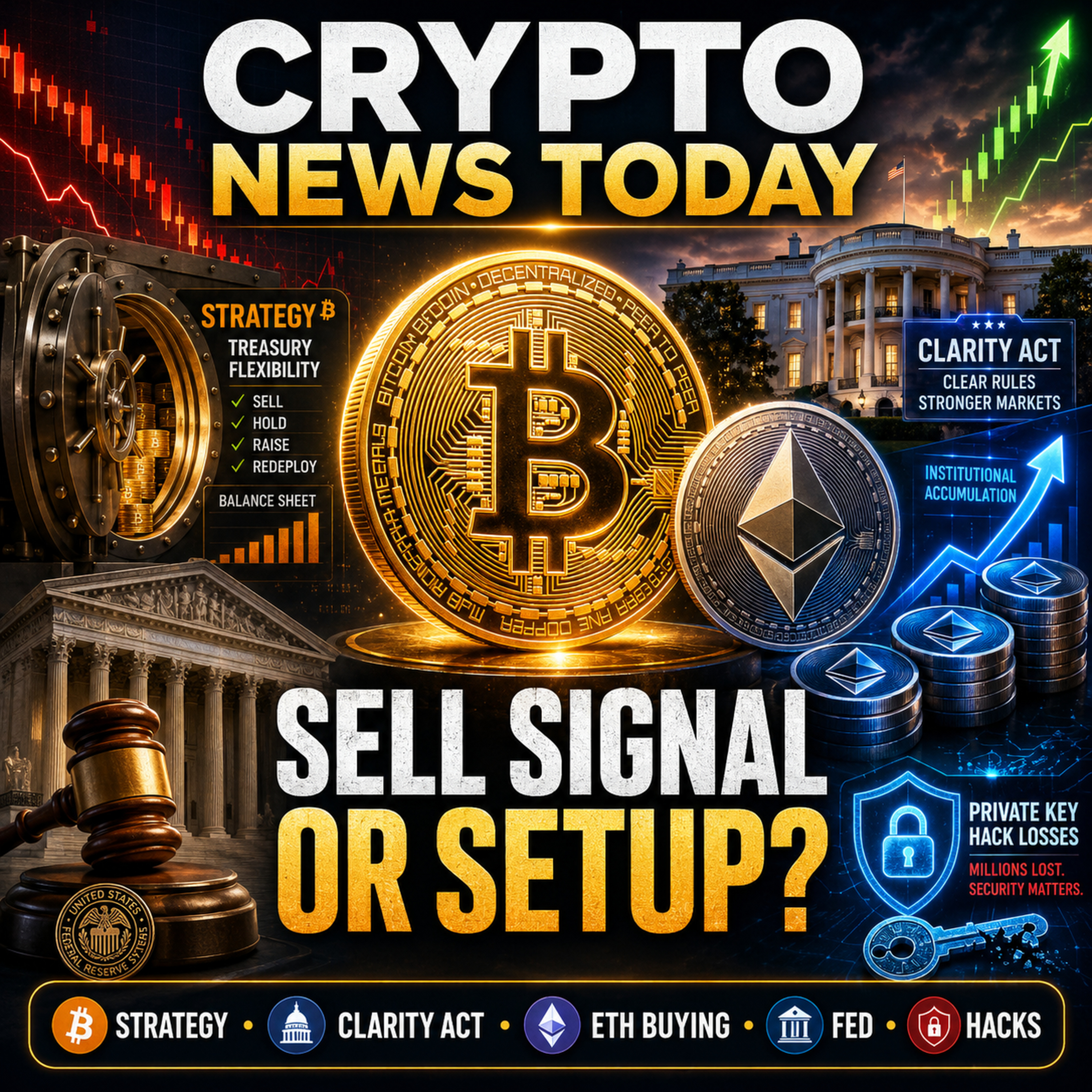 Strategy Opens Door To Bitcoin Sales As Ethereum Buyers Step In