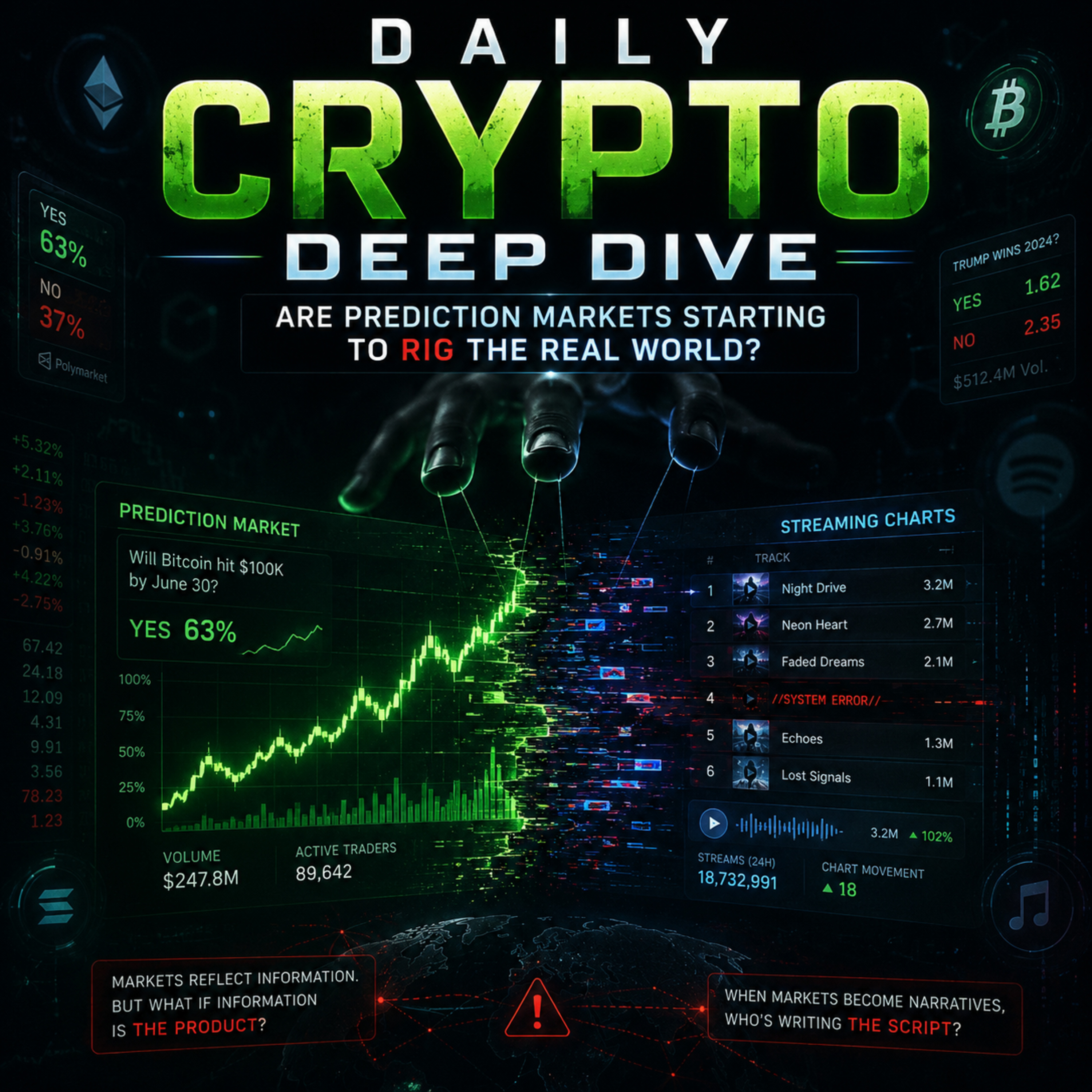 Daily Crypto Deep Dive: Are Prediction Markets Rigging Reality?