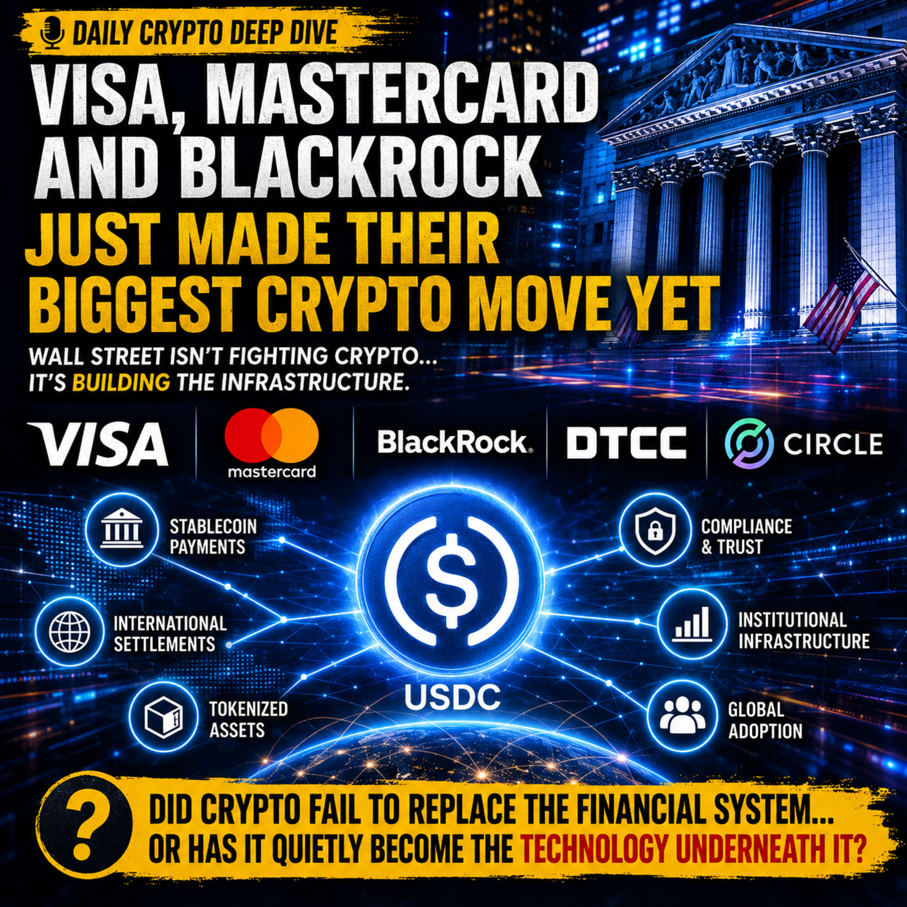 Visa, Mastercard & BlackRock Just Made Their Biggest Crypto Move Yet