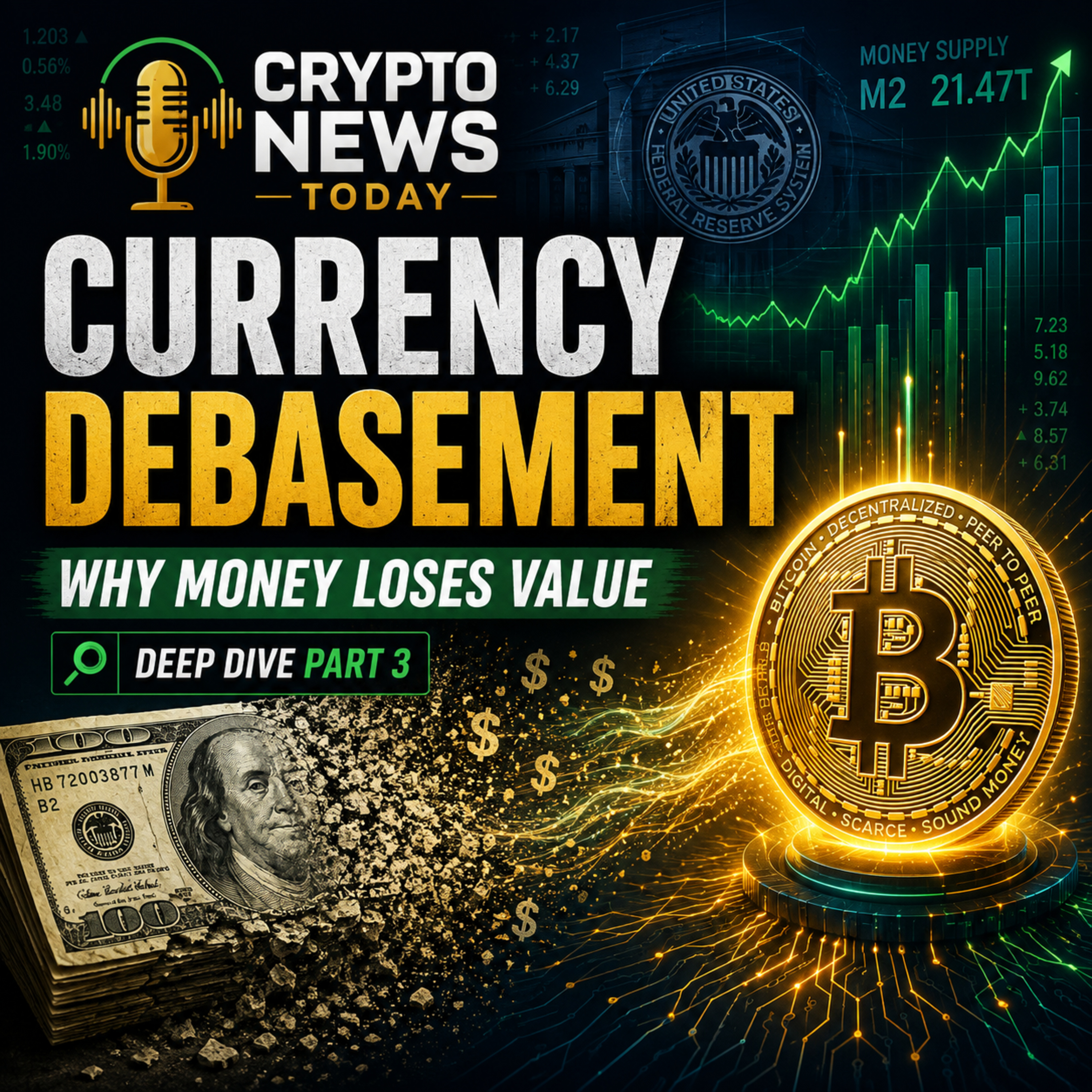 Daily Crypto Deep Dive: Currency Debasement – Why Your Money Loses Value | Part 3