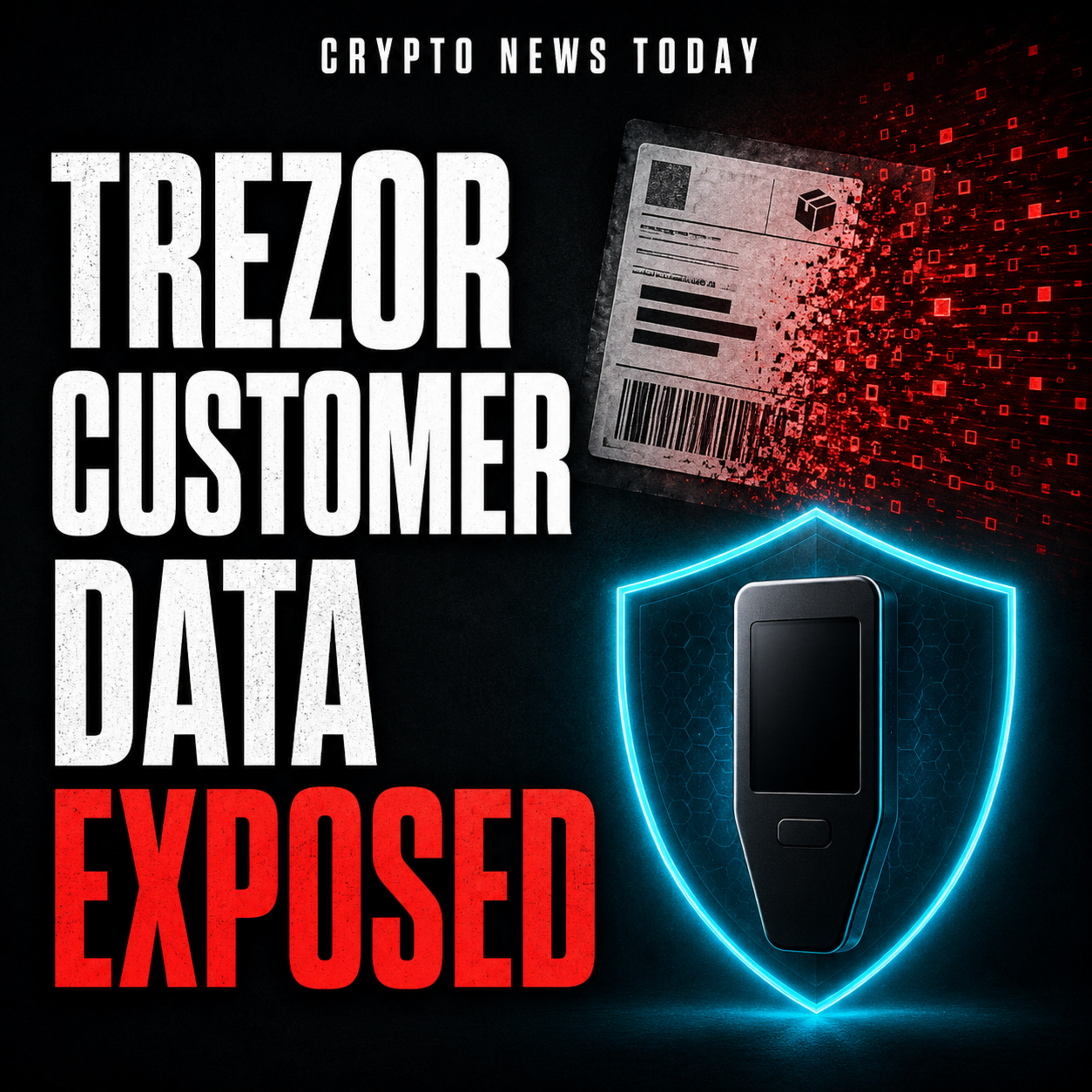 Trezor Customer Data Exposed | U.S. Inflation Cools | MUFG Tests On-Chain Bonds | Daily Crypto Roundup. episode artwork