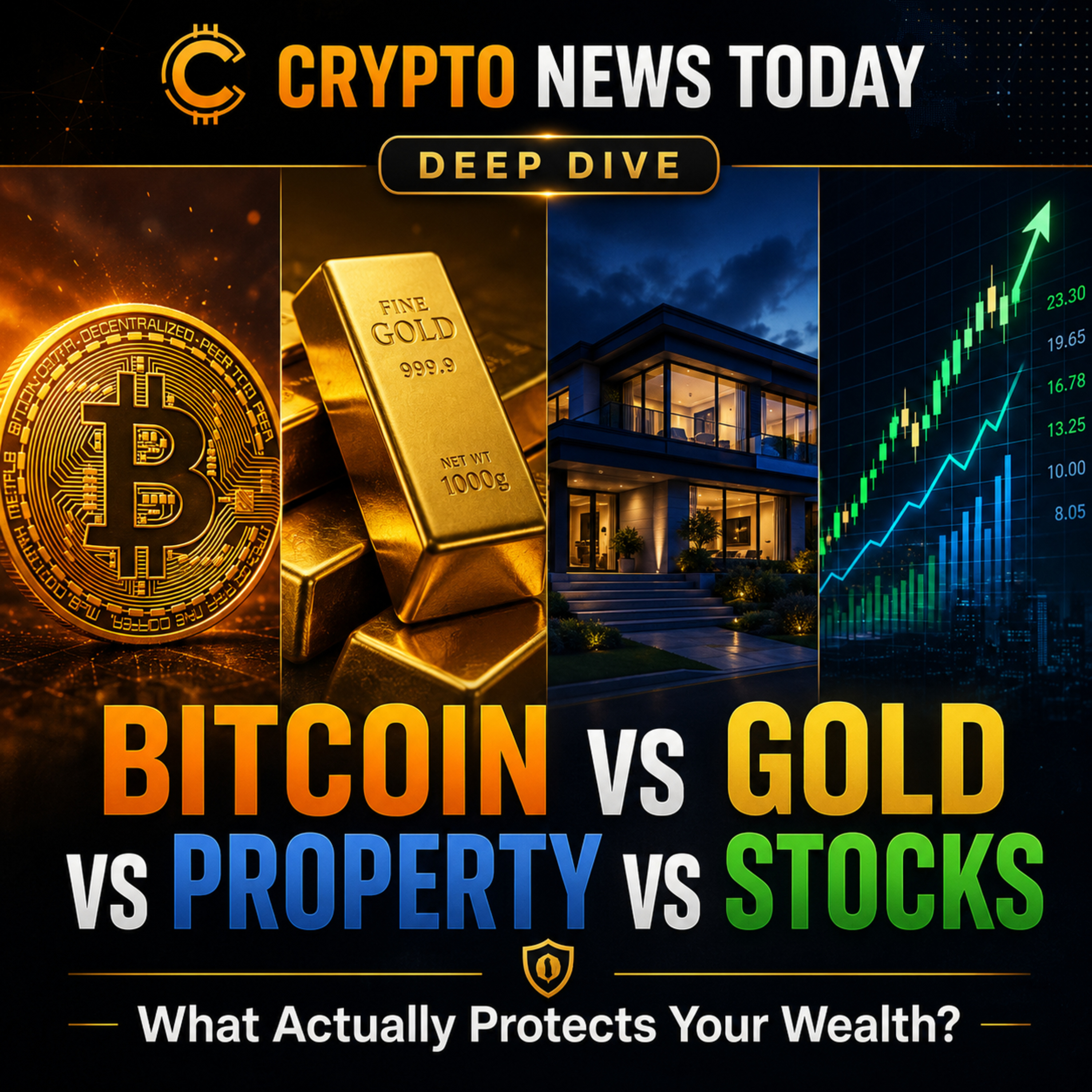 Bitcoin vs Gold vs Property vs Stocks: What Actually Protects Your Wealth? | Deep Dive Part 8 episode artwork