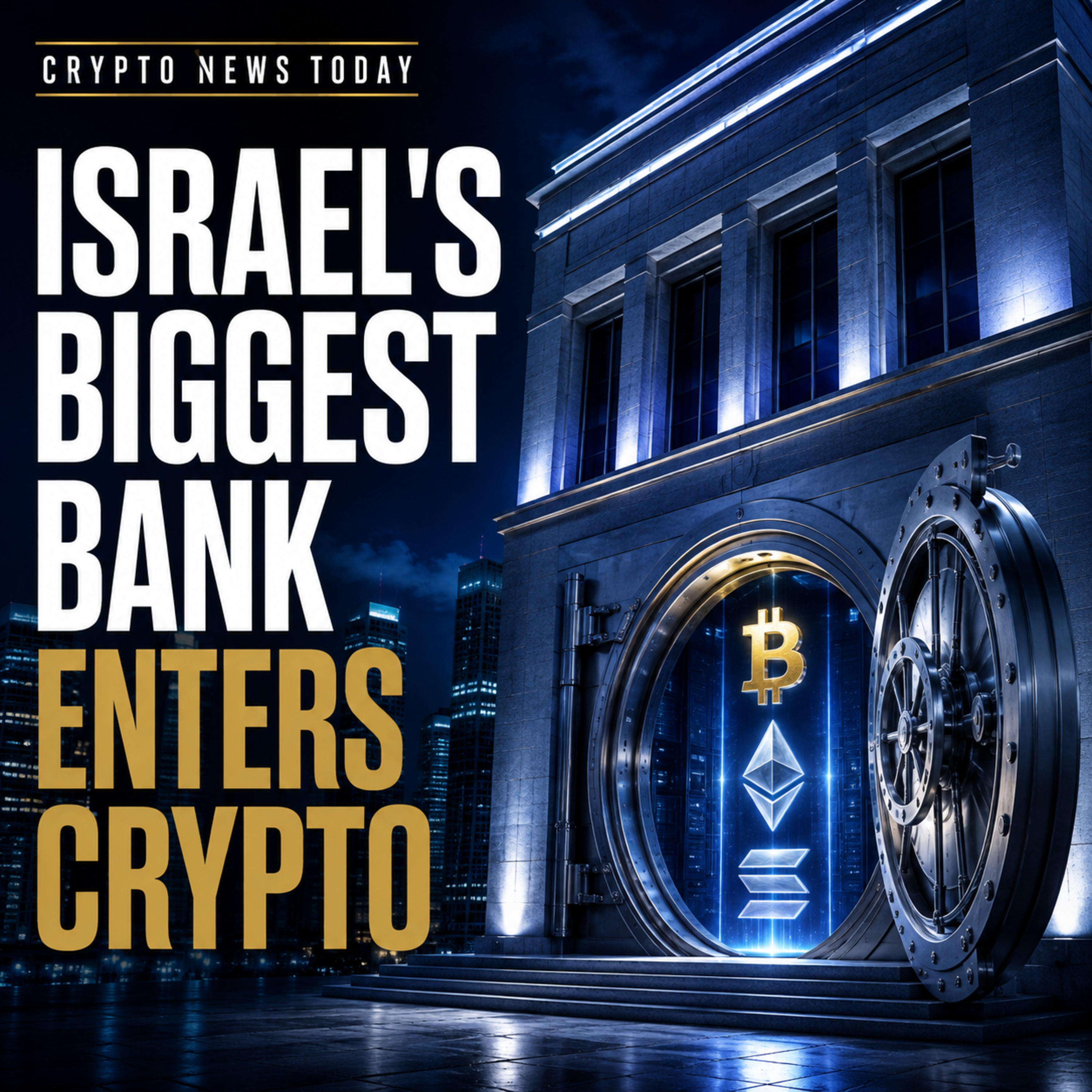Israel's Biggest Bank Enters Crypto | Binance Restricts 11 Platforms | Bitcoin Slips Below $63K | Daily Crypto Roundup. episode artwork