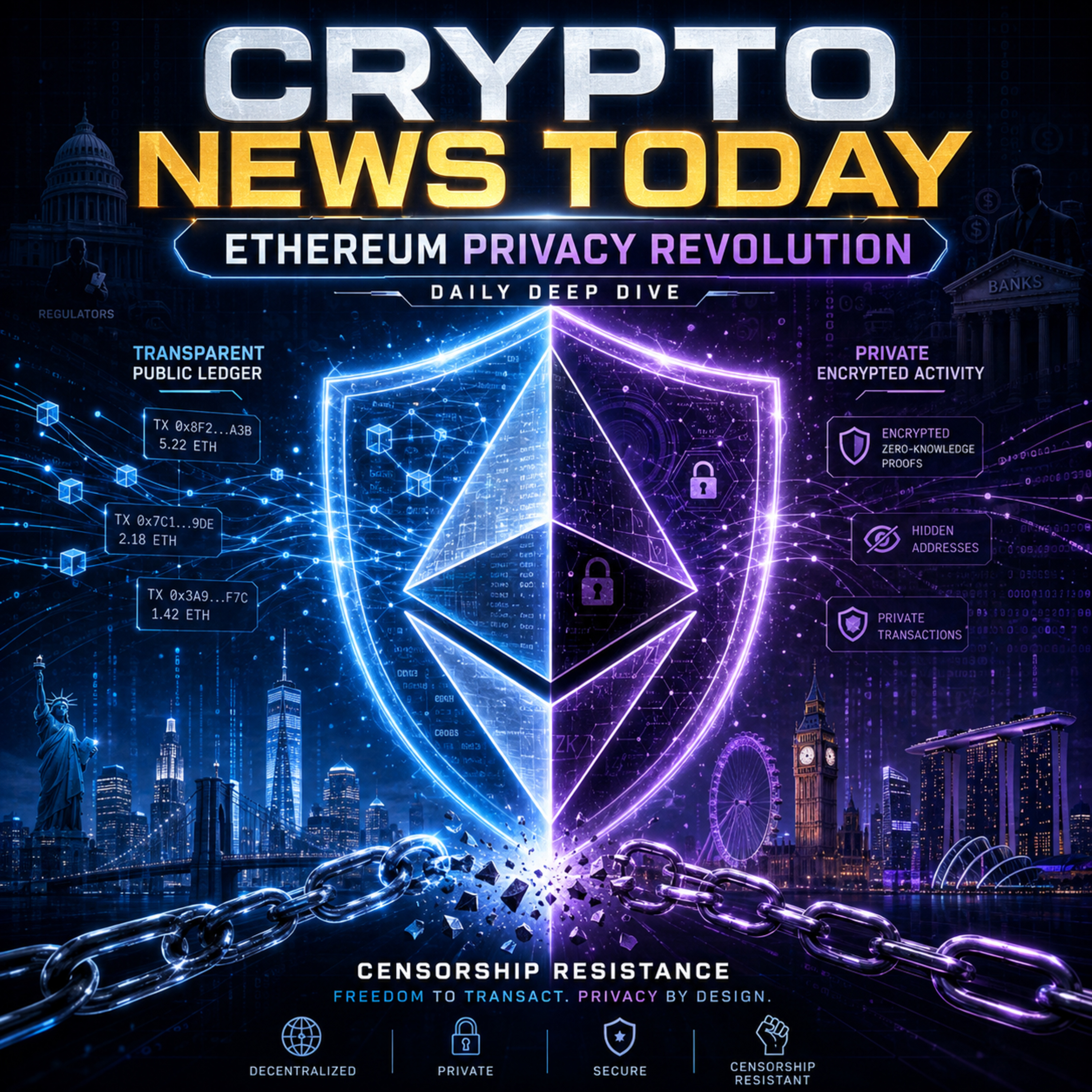 Ethereum’s Privacy Revolution: The Upgrade Governments May Not Like | Crypto Deep Dive episode artwork