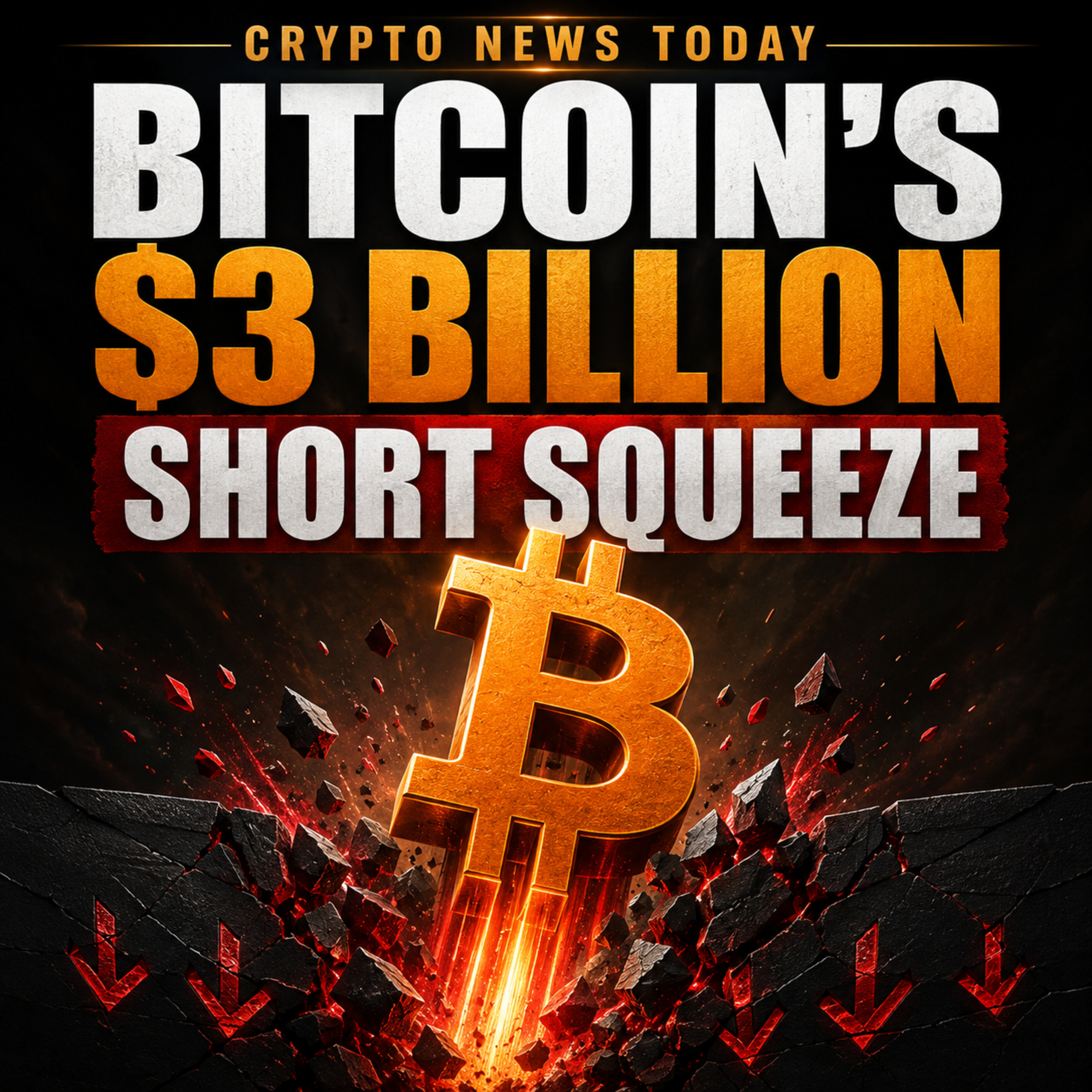 Bitcoin’s $3 Billion Short Squeeze | XRP’s Banker-Hours Signal & South Korea Tax Warning | Daily Crypto Roundup episode artwork