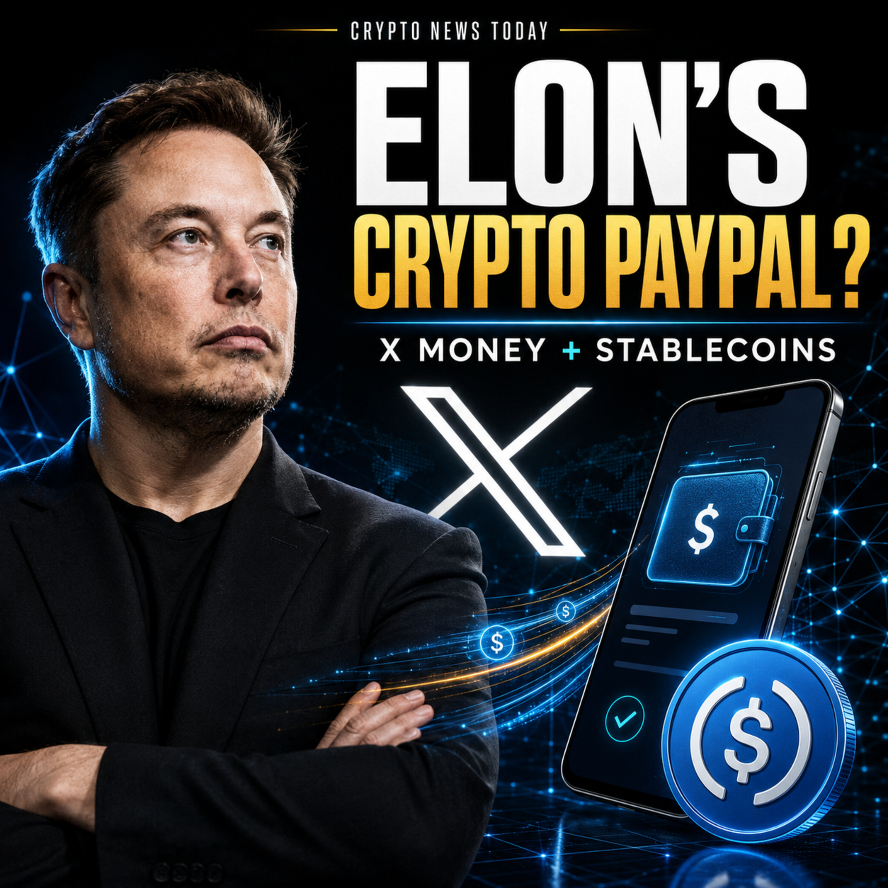 Elon Musk’s X Money Could Go Crypto: Is This the New PayPal? | Daily Crypto Deep Dive episode artwork