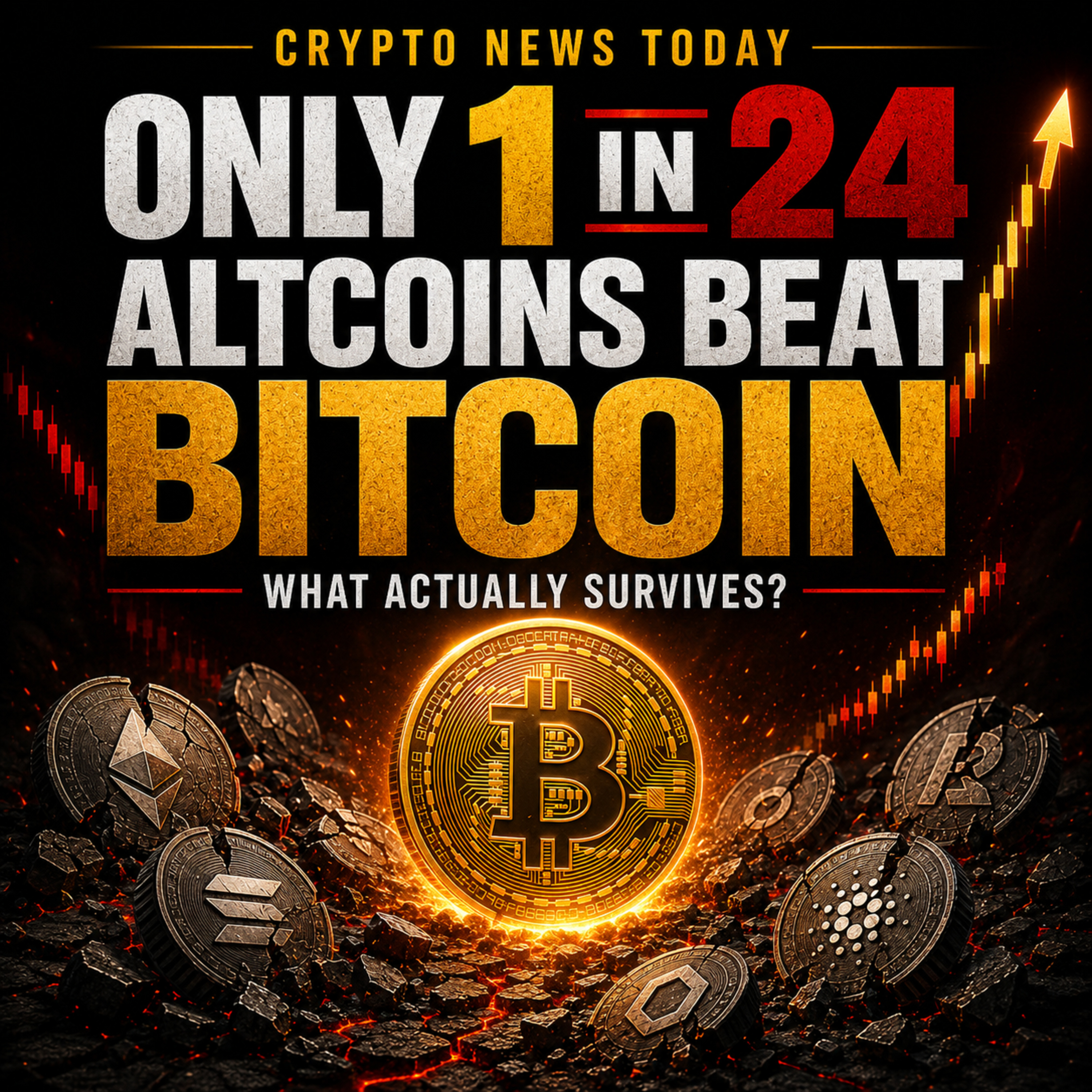 Only 1 in 24 Altcoins Beats Bitcoin: The Brutal Truth About Altseason episode artwork
