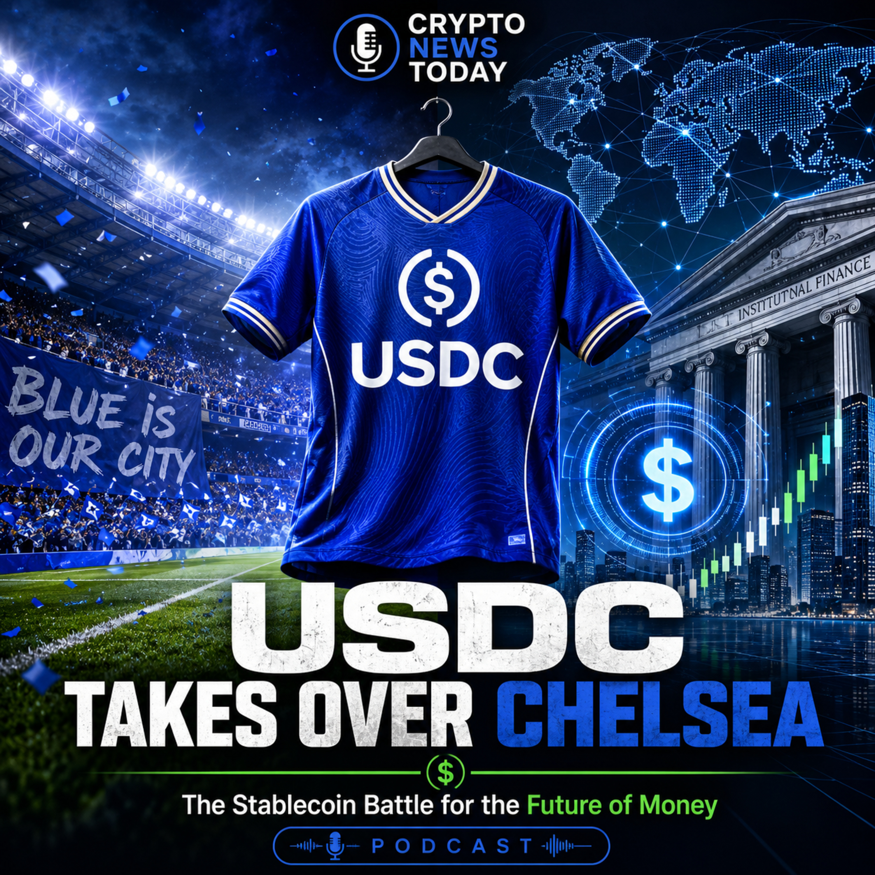 USDC Takes Over Chelsea: The Stablecoin Battle for the Future of Money episode artwork