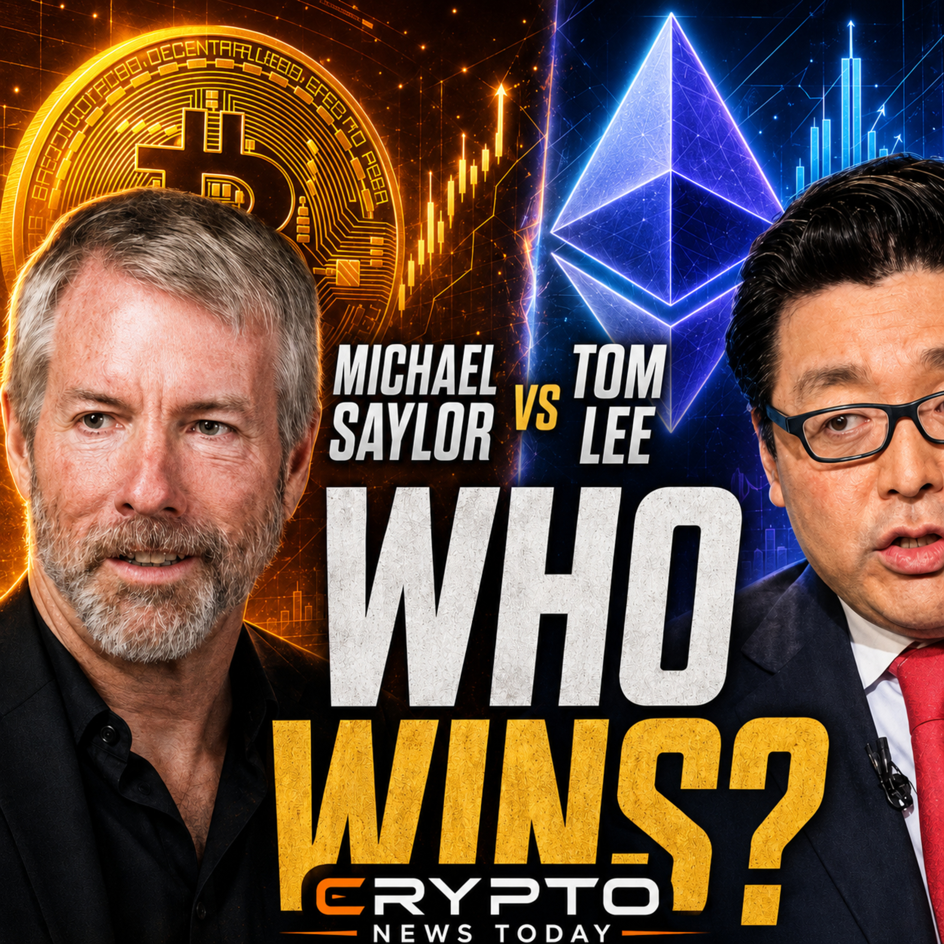 Tom Lee vs Michael Saylor: Who Wins the Crypto War? episode artwork
