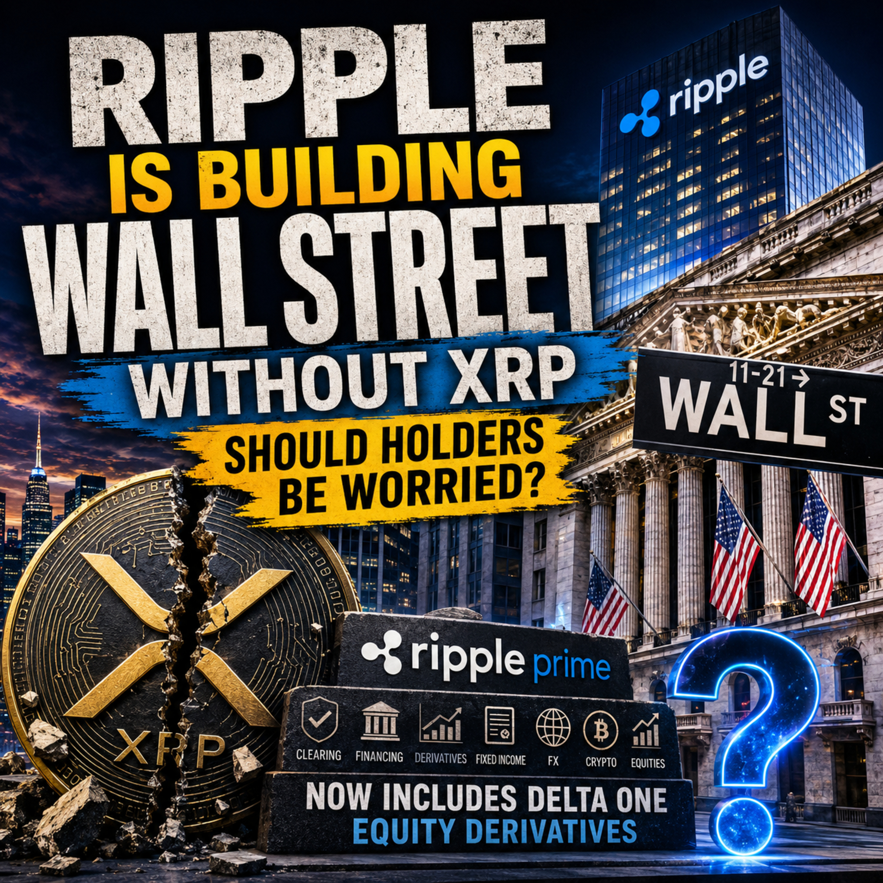 Daily Crypto Deep Dive: Ripple Is Building Wall Street Without XRP — Should Holders Be Worried? episode artwork