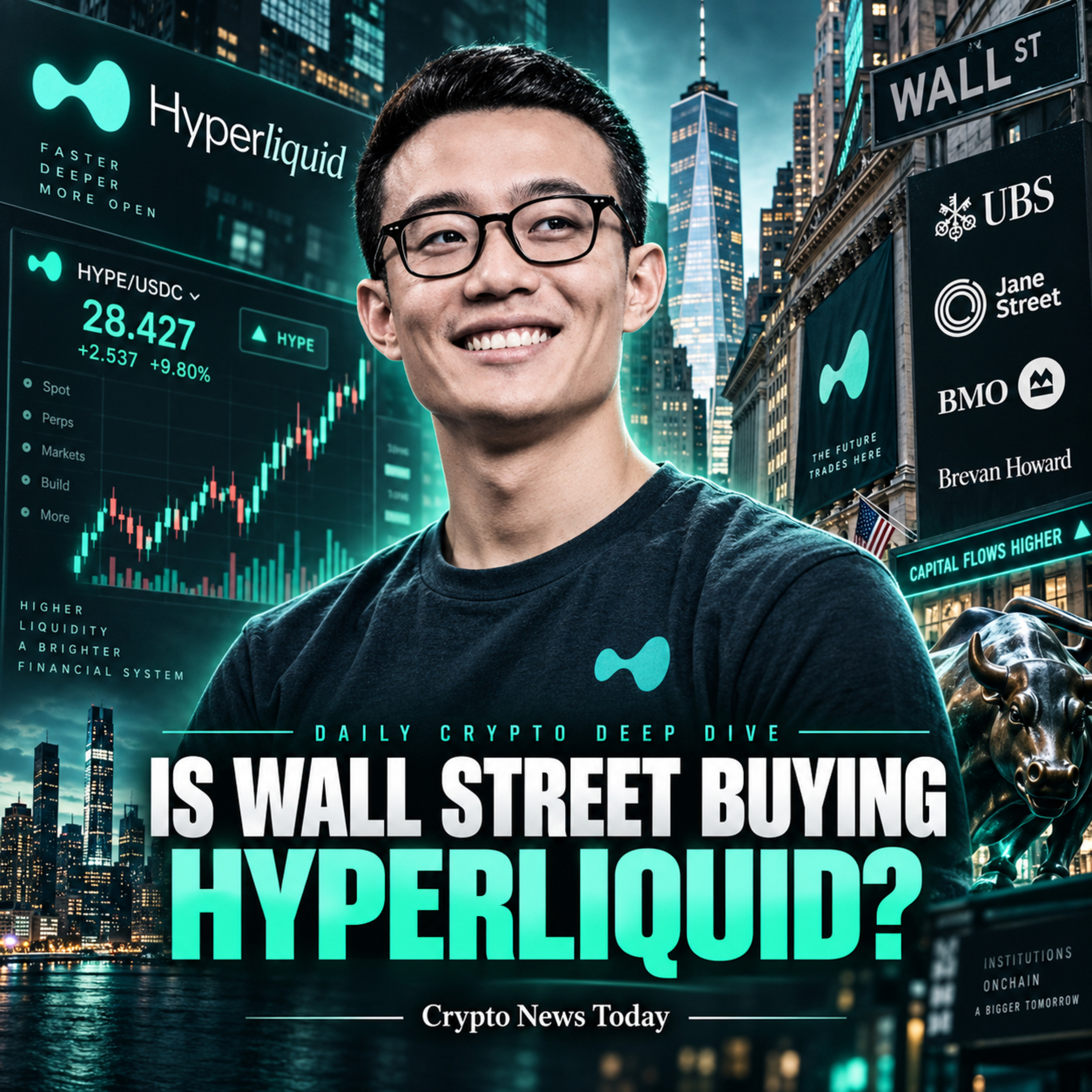 Is Wall Street Quietly Buying Hyperliquid? | Daily Crypto Deep Dive episode artwork