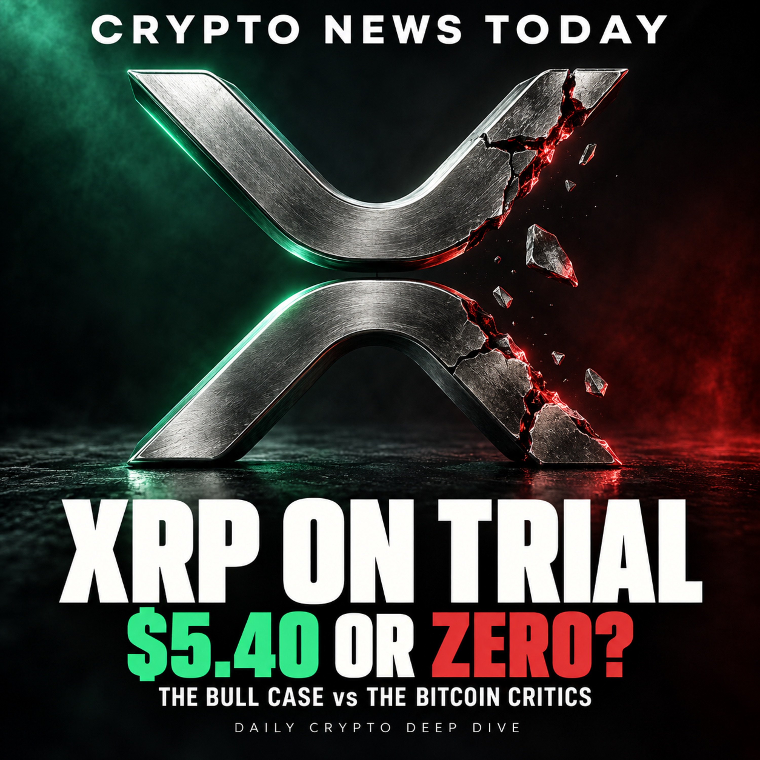 Daily Crypto Deep Dive: XRP to $5.40 or Zero? The Bulls vs Bears episode artwork