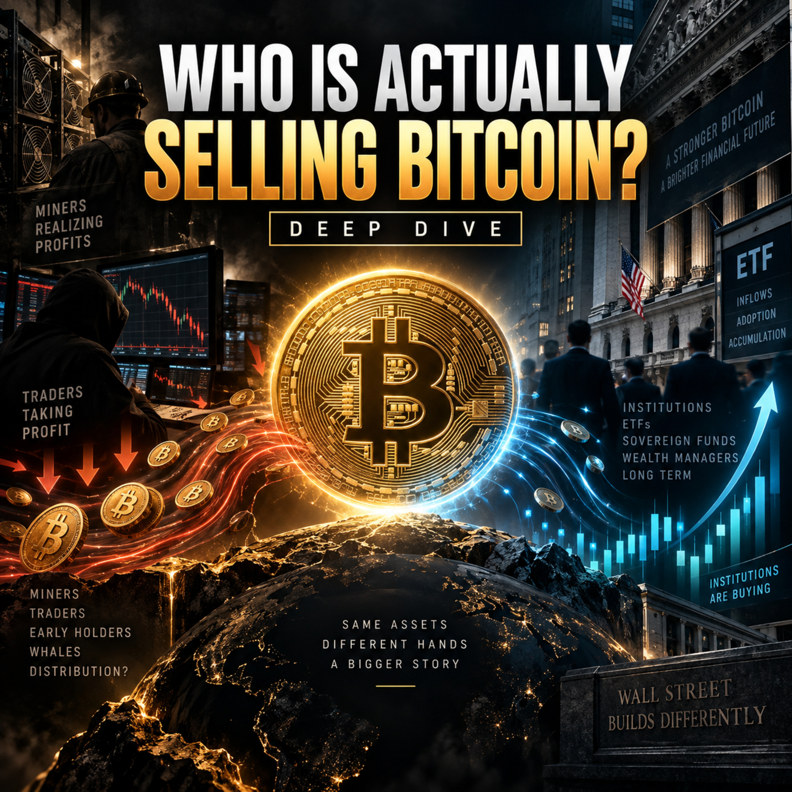 Daily Crypto Deep Dive: Who Is Actually Selling Bitcoin? Why ETF Billions Aren’t Sending BTC Higher episode artwork