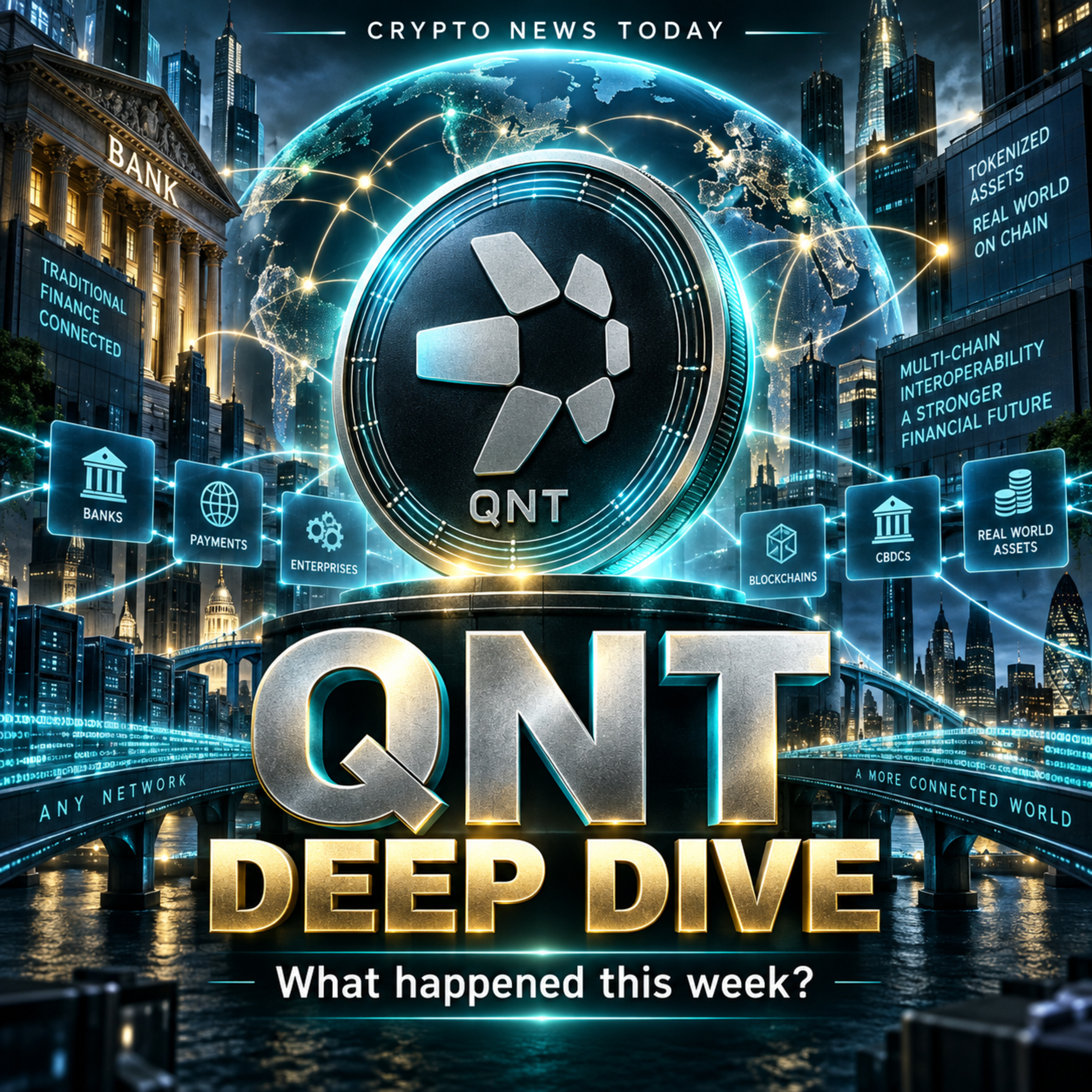 Daily Crypto Deep Dive: QNT Explodes — Why Quant Is Suddenly Connecting the World’s Banks episode artwork