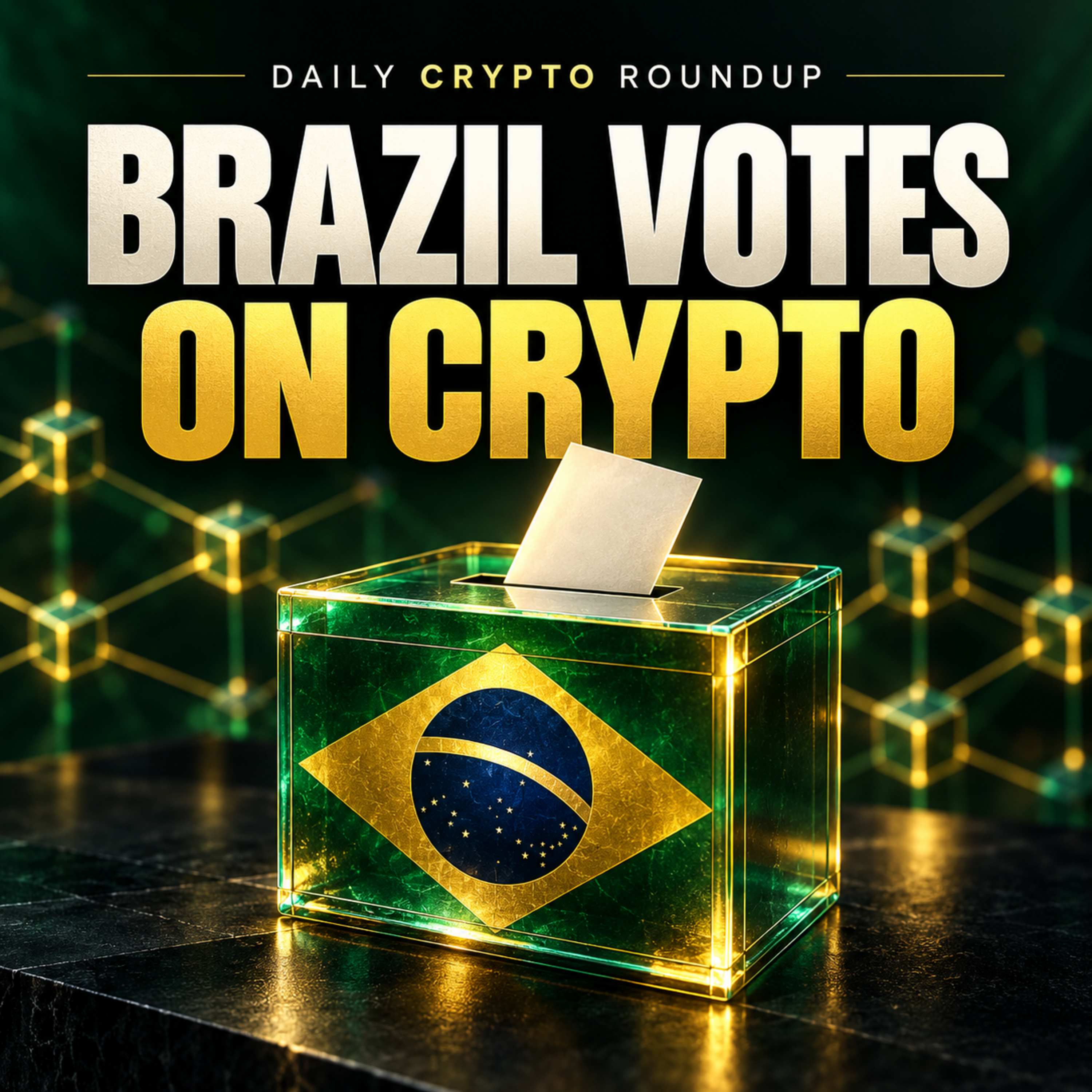 Brazil Votes With Crypto Rules at Stake | Zcash ETF Loses $93.6M | Vitalik Tests Private AI | Daily Crypto Roundup episode artwork