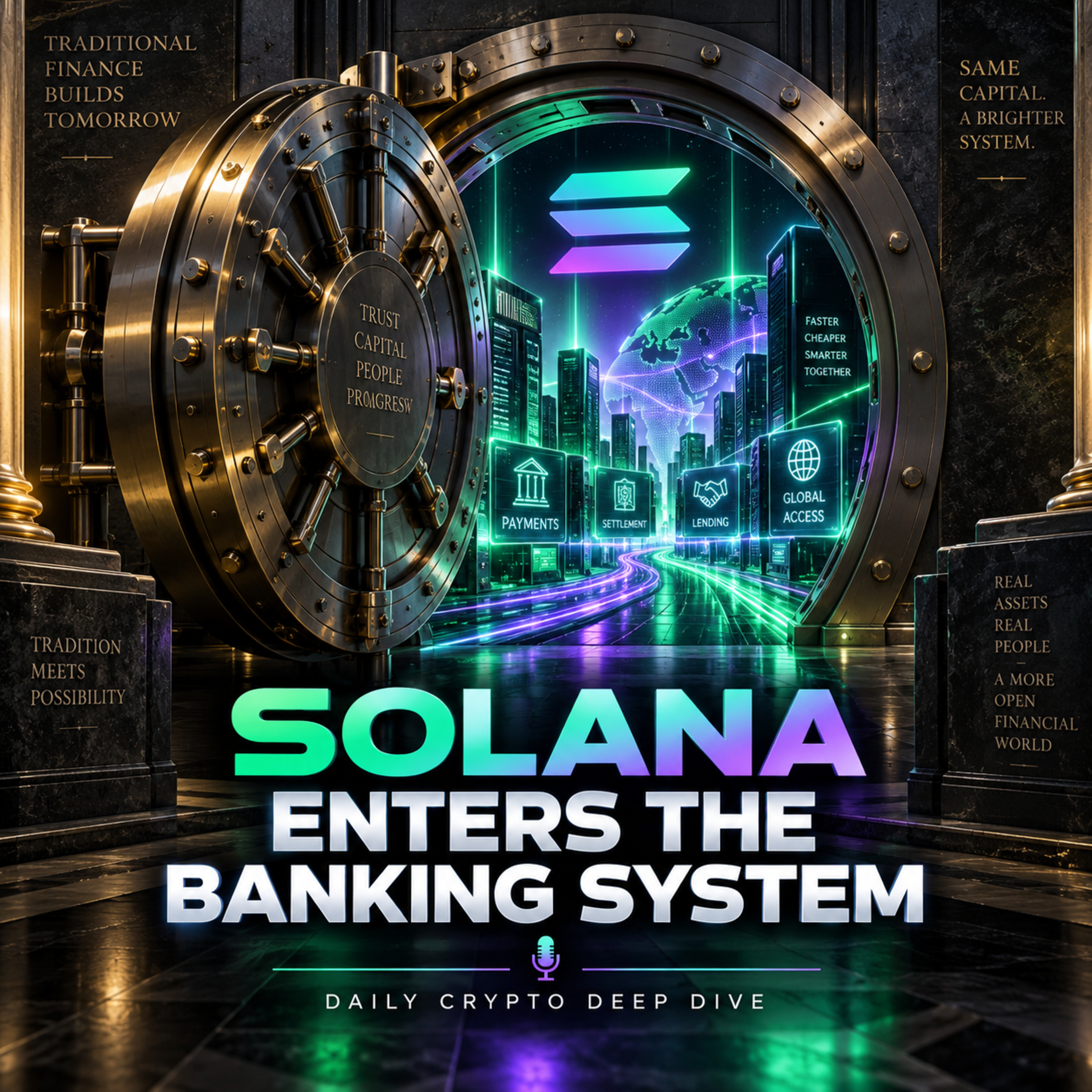 Daily Crypto Deep Dive: Solana Just Entered the Banking System episode artwork