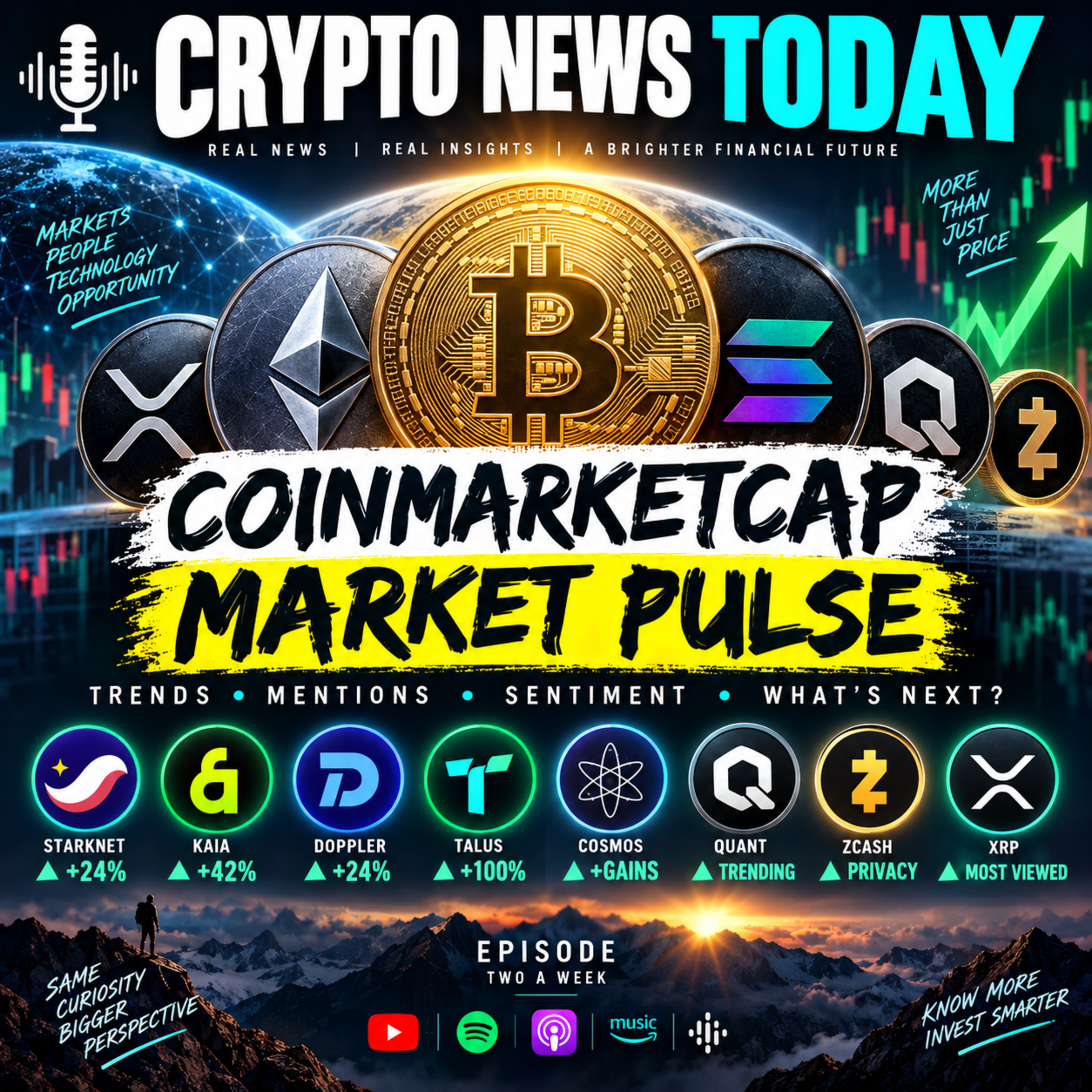 Why Are Altcoins Exploding? CoinMarketCap Trends, Social Mentions & Market Sentiment | Daily Crypto Deep Dive episode artwork