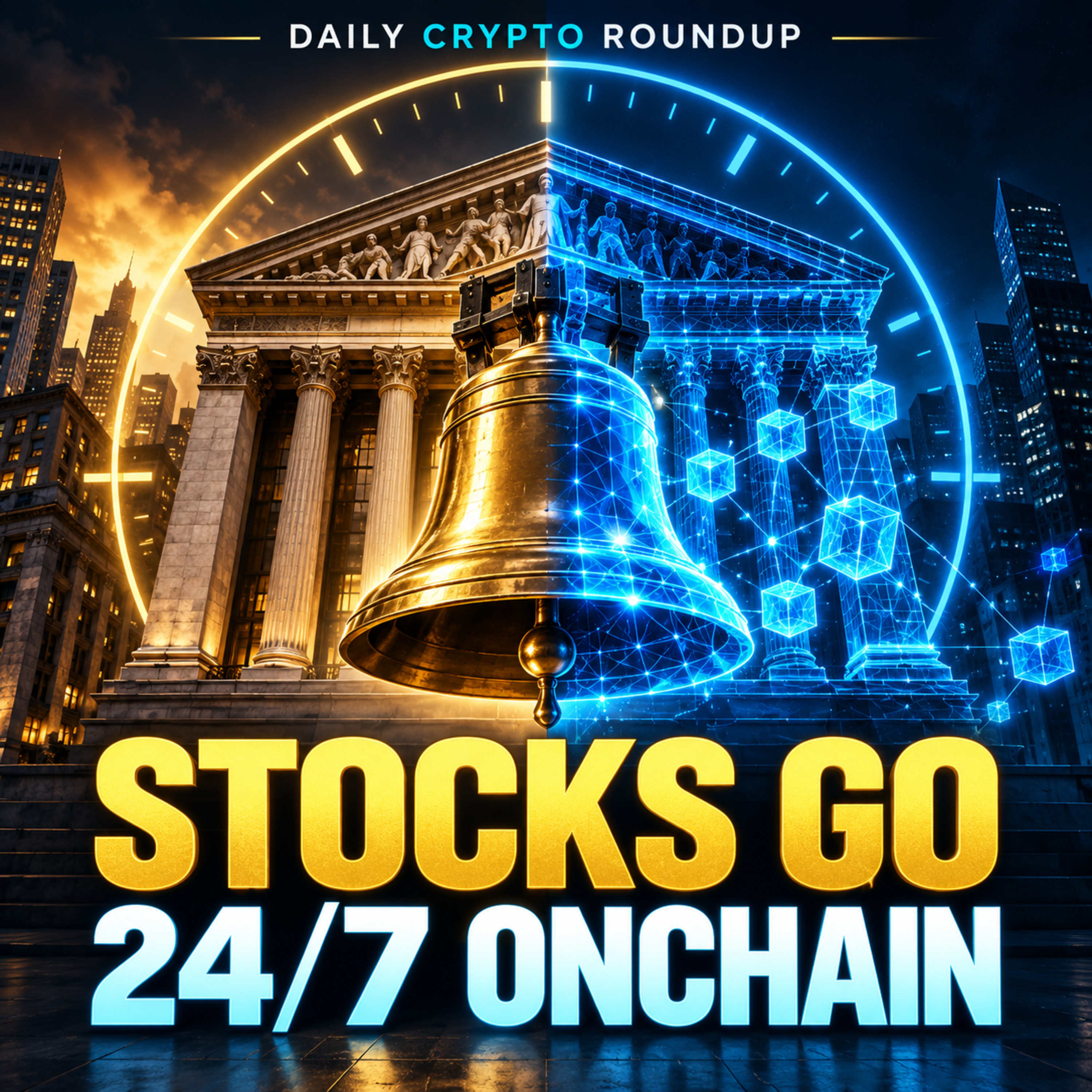 NYSE Owner and OKX File for 24/7 Tokenized Stocks | Ethereum Exit Queue Tops $2B | XRP Treasury SPAC Surges 273% | Daily Crypto Roundup. episode artwork