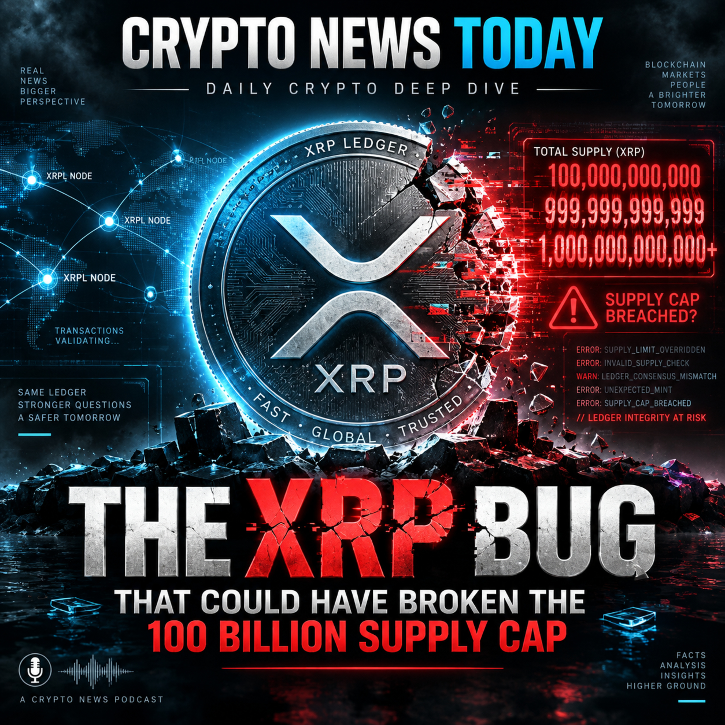Daily Crypto Deep Dive: The XRP Bug That Could Have Created 18 TRILLION XRP – How Close Was Disaster? episode artwork