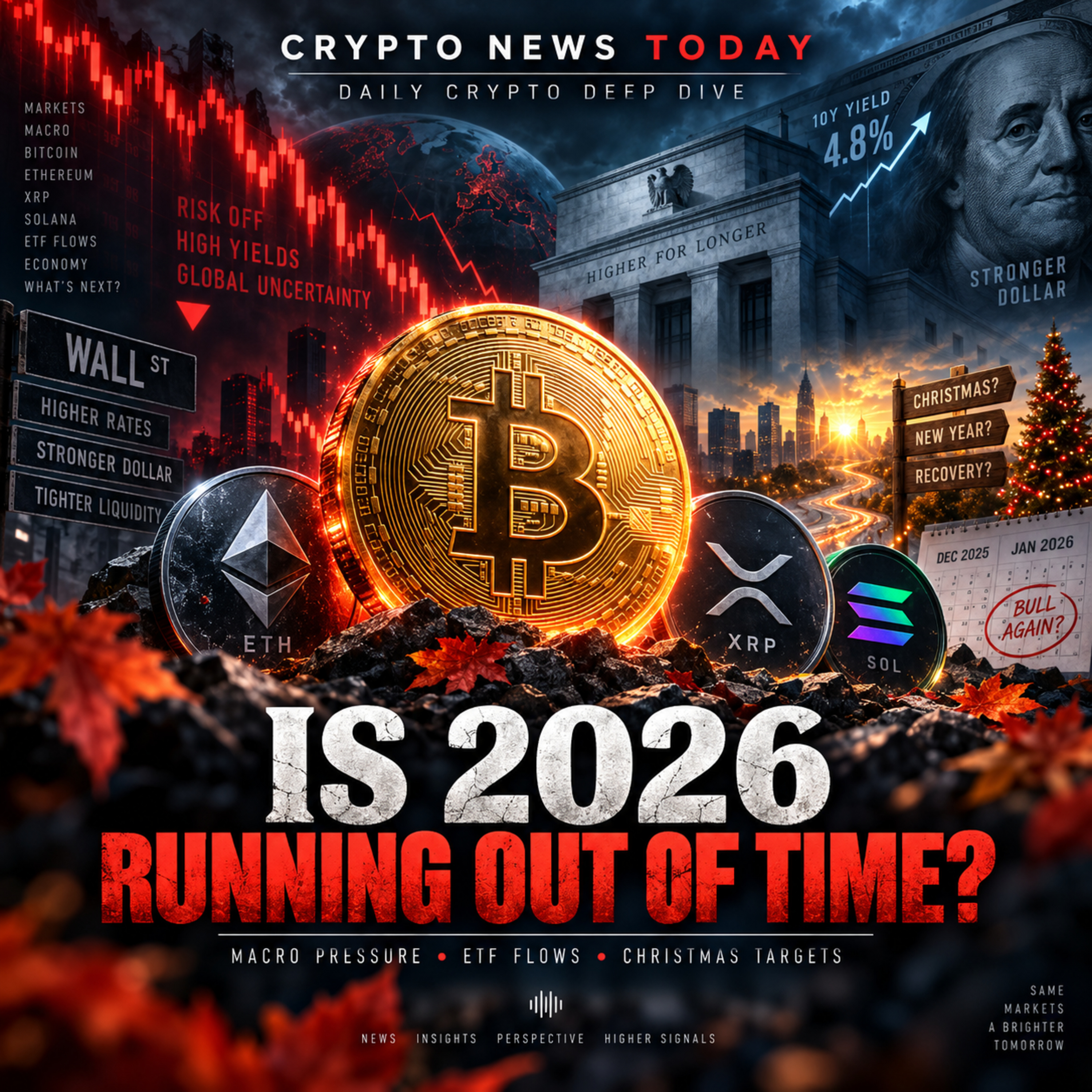 Daily Crypto Deep Dive: Is 2026 Running Out of Time? Bitcoin, Altcoins & Christmas Price Targets episode artwork