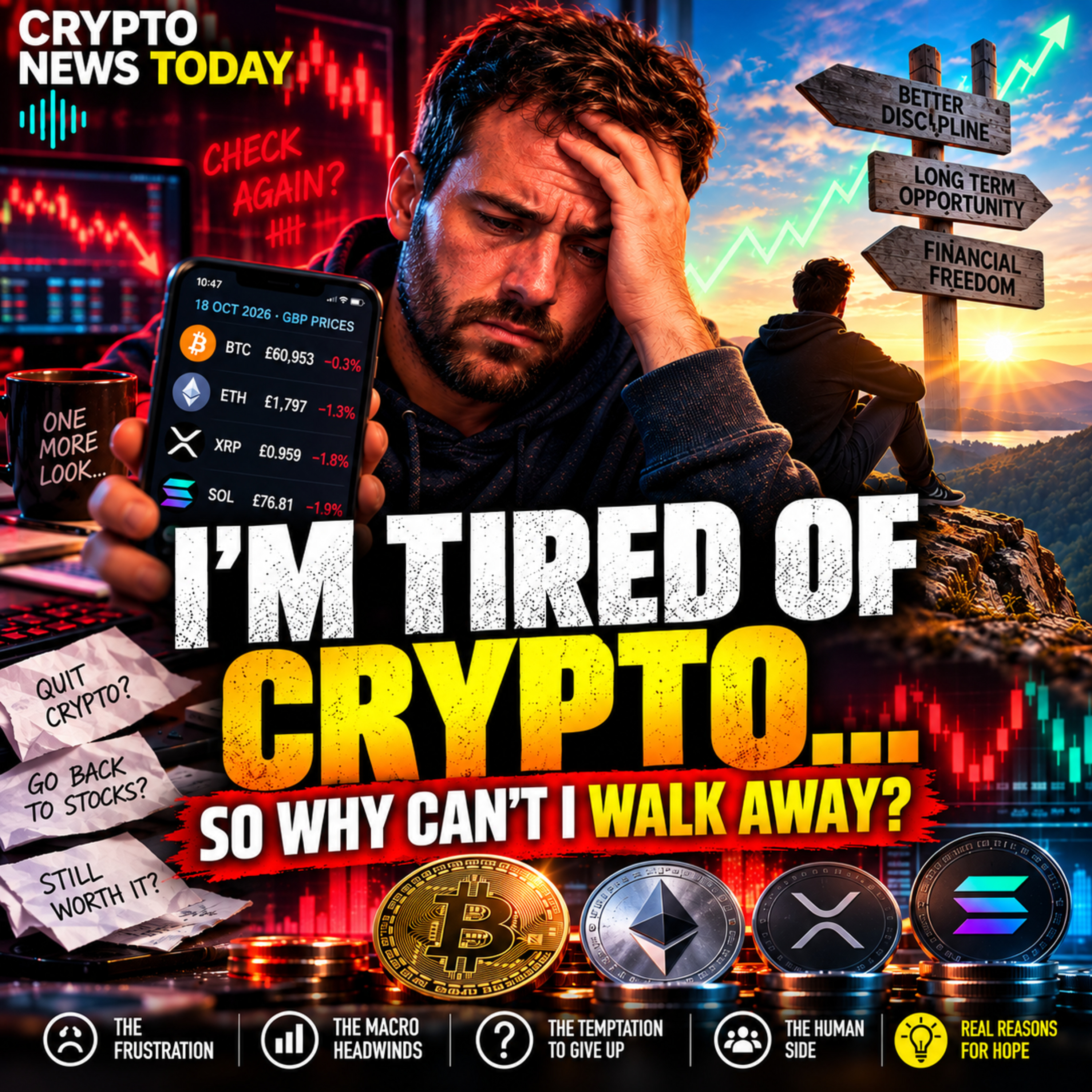I'm Tired of Crypto… So Why Can't I Walk Away? | Daily Crypto Deep Dive episode artwork