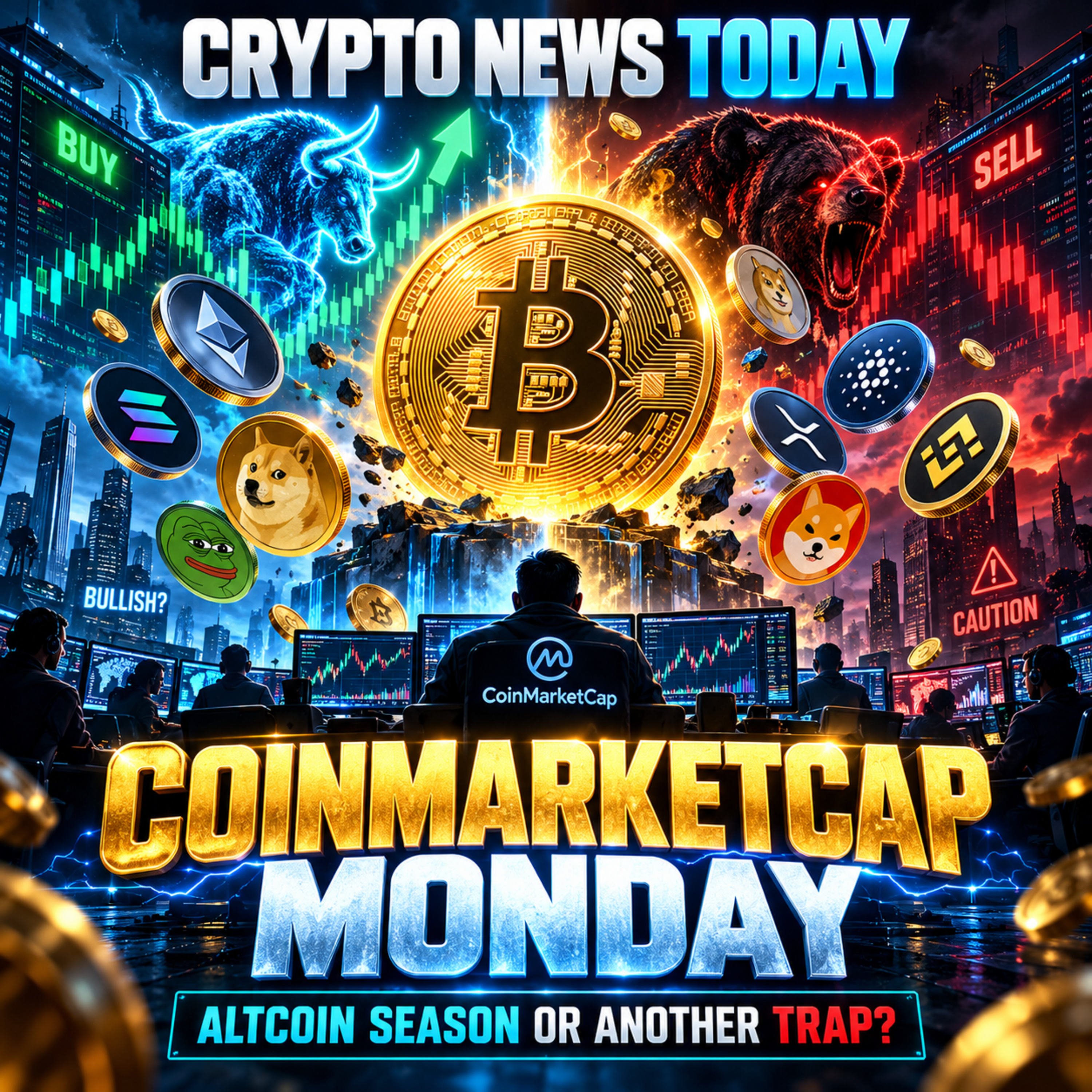 Daily Crypto Deep Dive: CoinMarketCap Monday — Altcoin Season or Another Trap? episode artwork