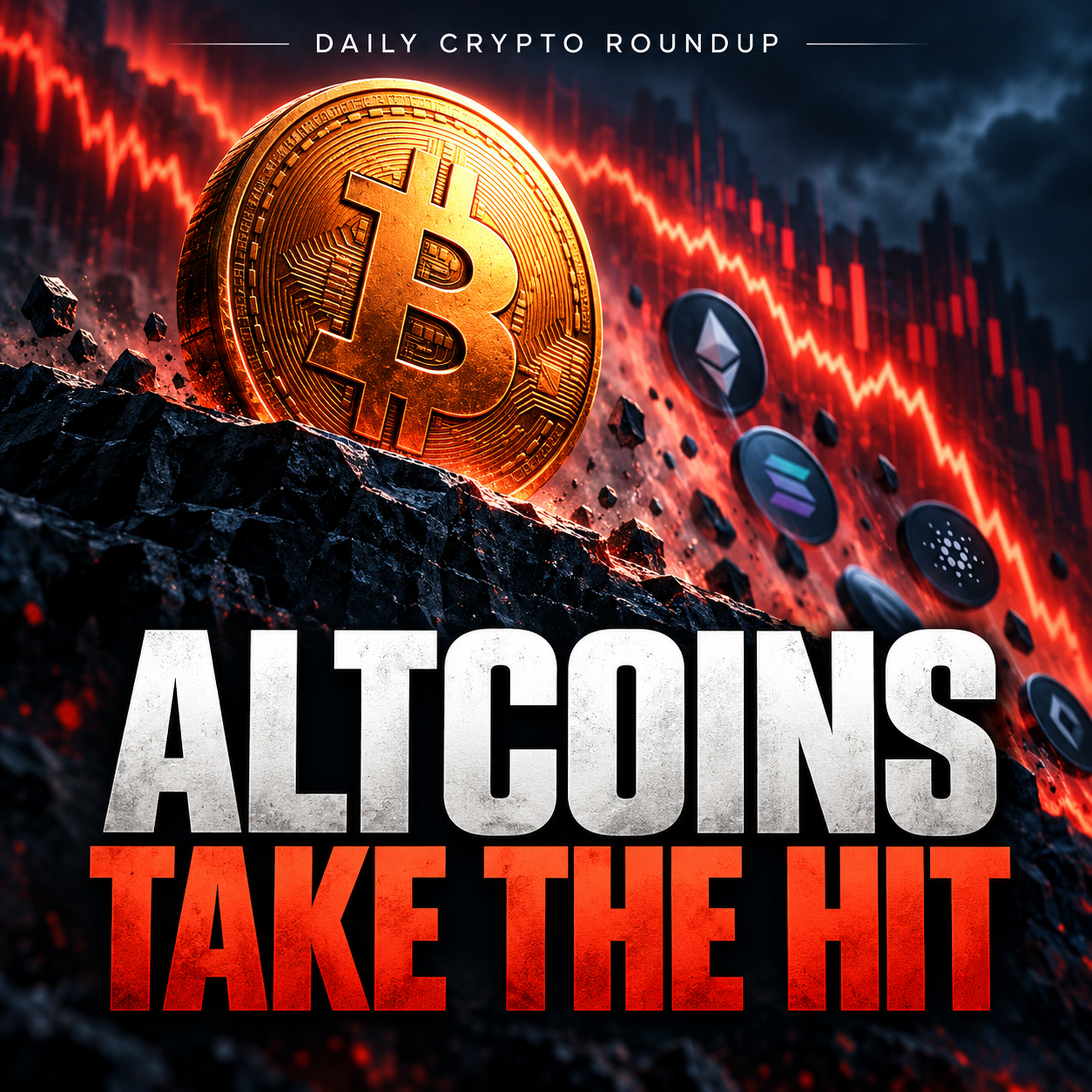 Bitcoin Falls Below $82K | SoFi Launches 4.4% Tokenized Deposit | Starknet Backs Quantum Research | Daily Crypto Roundup. episode artwork