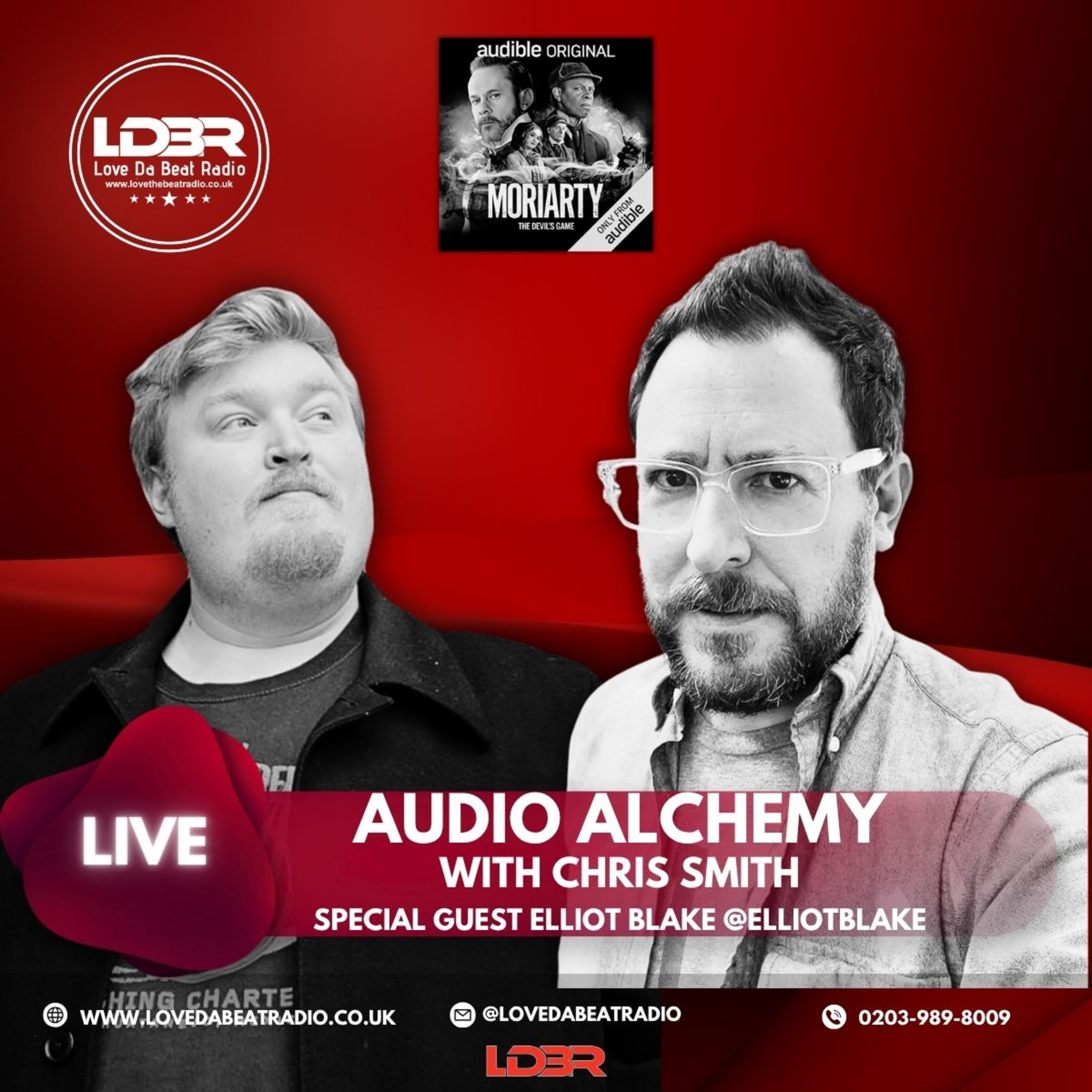 Audio Alchemy EP38- Elliot Blake of Moriarty!!! episode artwork
