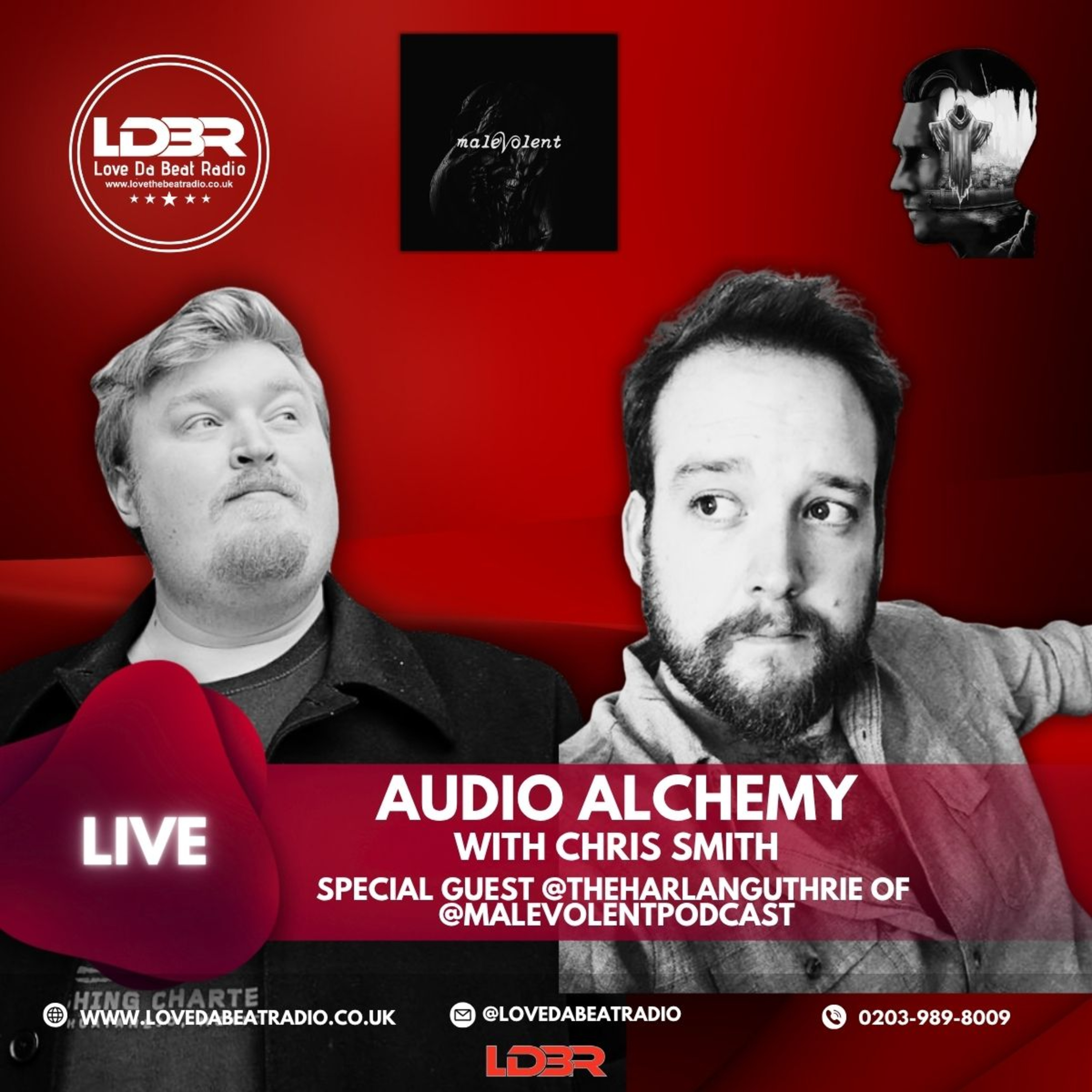 Audio Alchemy EP42- Harlan Guthrie of Malevolent!! episode artwork