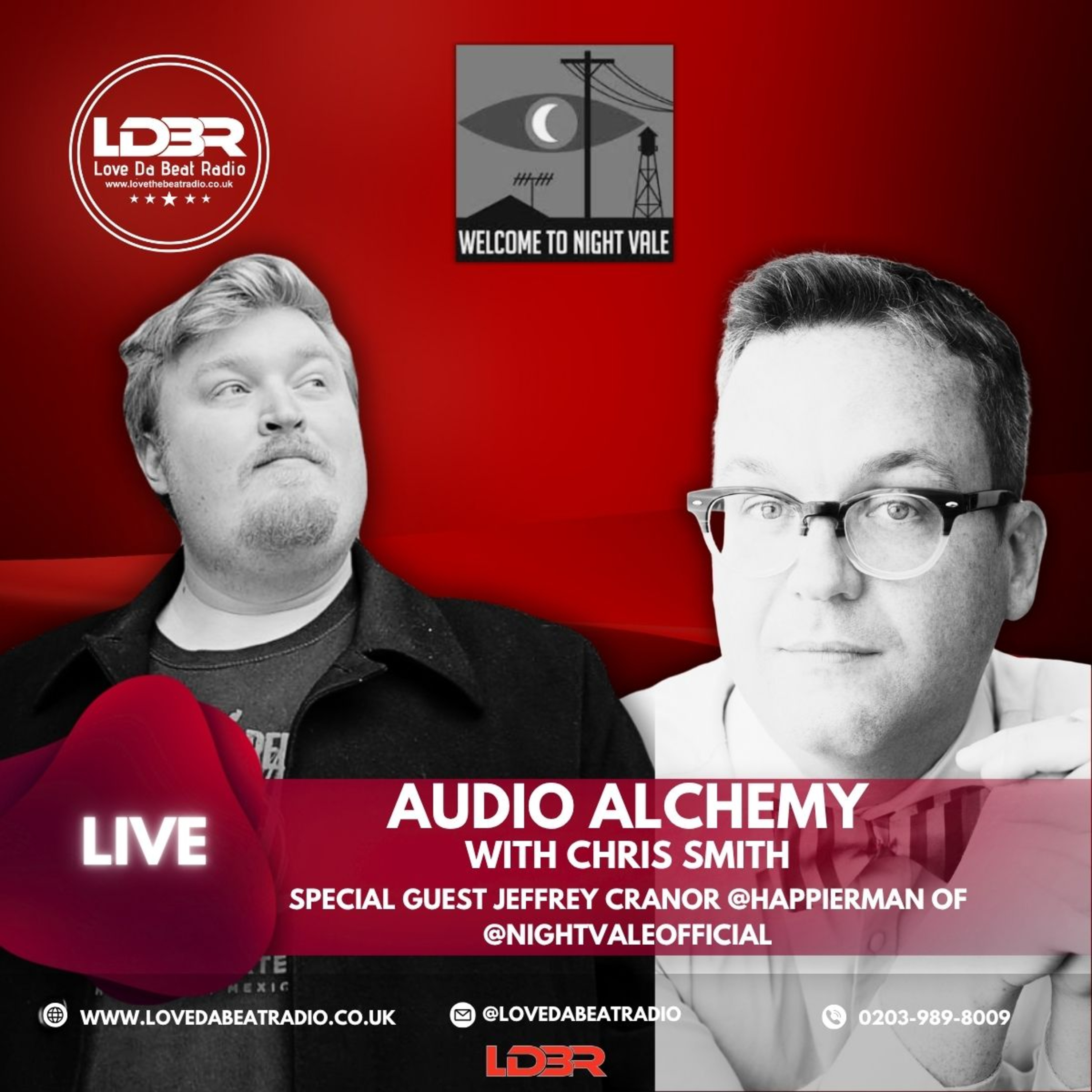 Audio Alchemy EP44- Jeffrey Cranor of Welcome To Night Vale!!! episode artwork