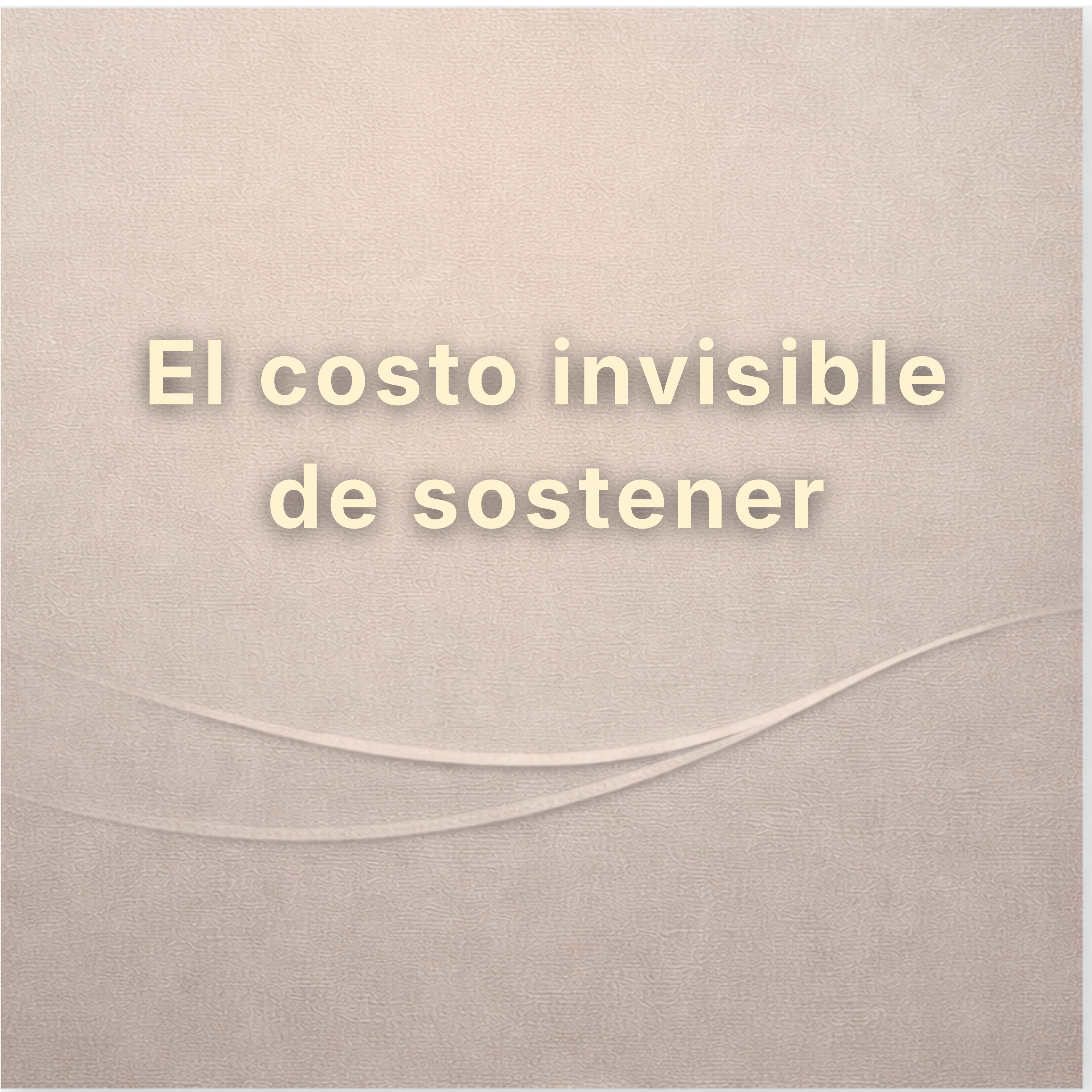 El costo invisible de sostener episode artwork