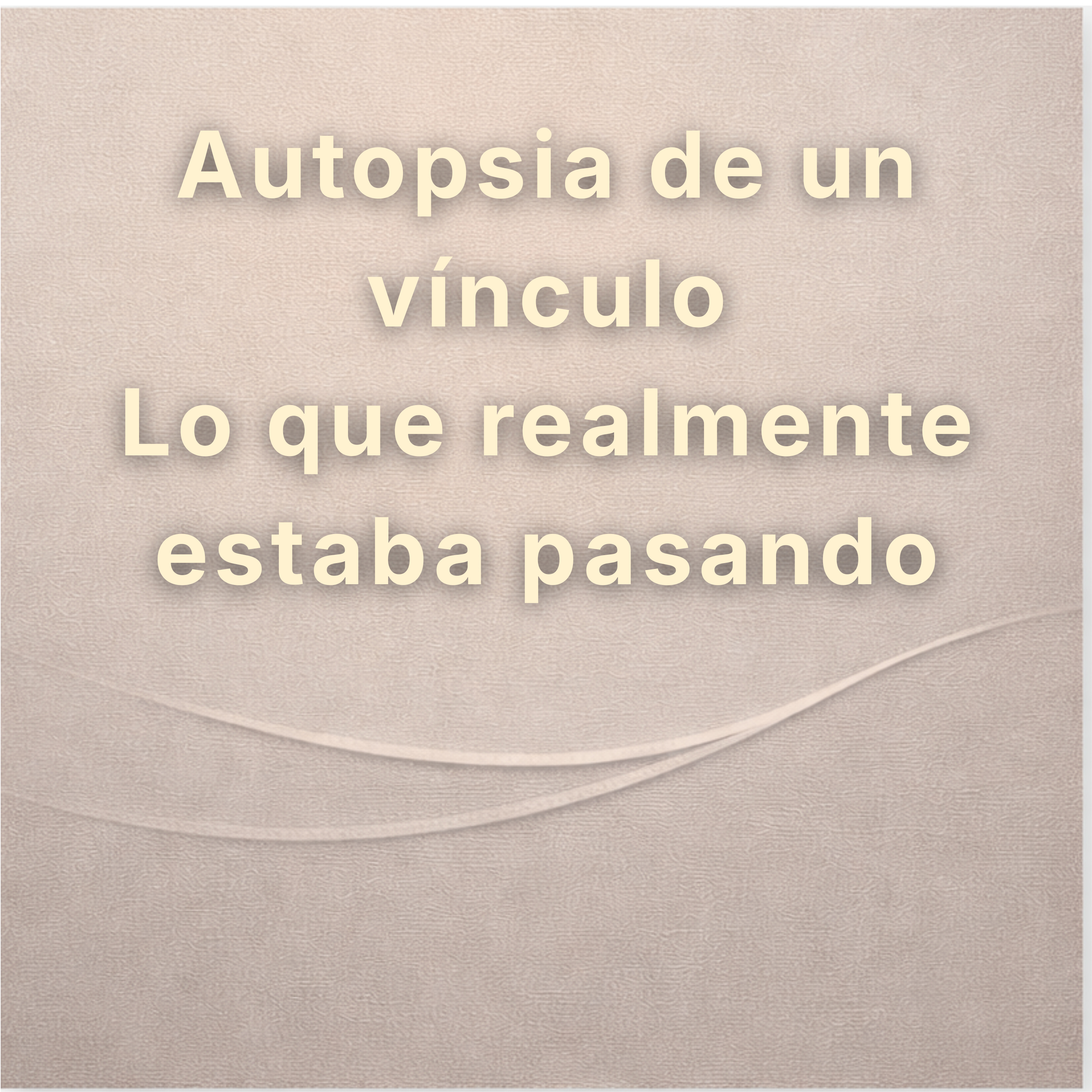 Autopsia de un vínculo episode artwork