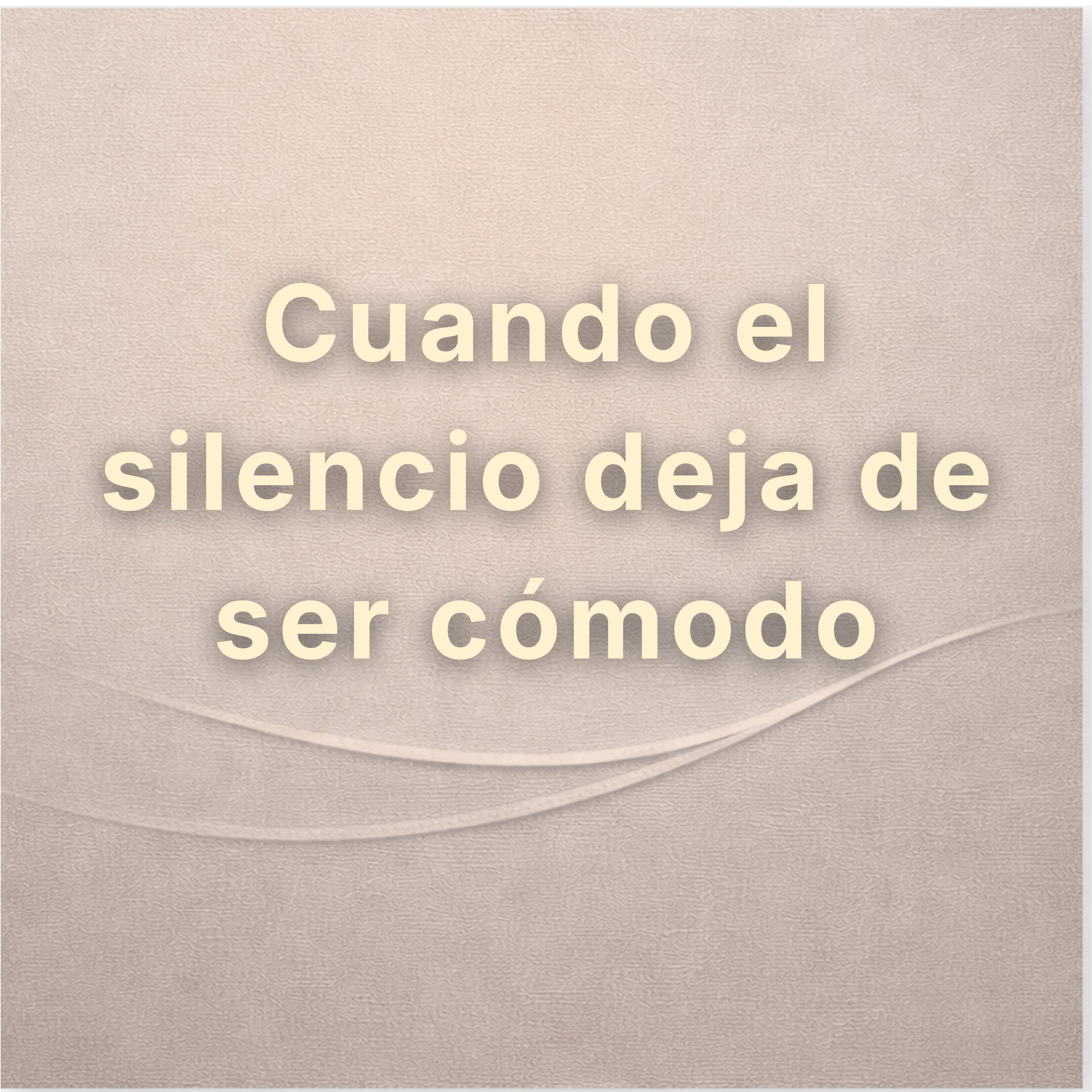 Cuando el silencio deja de ser cómodo episode artwork