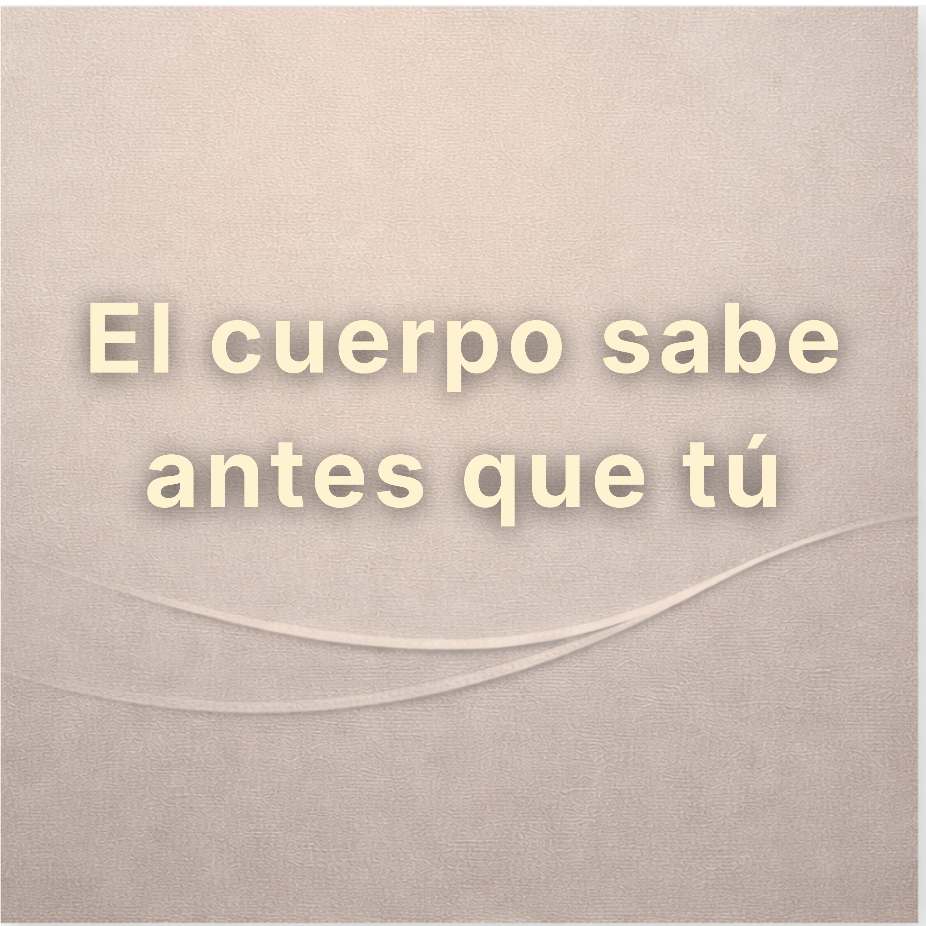 El cuerpo sabe antes que tú episode artwork