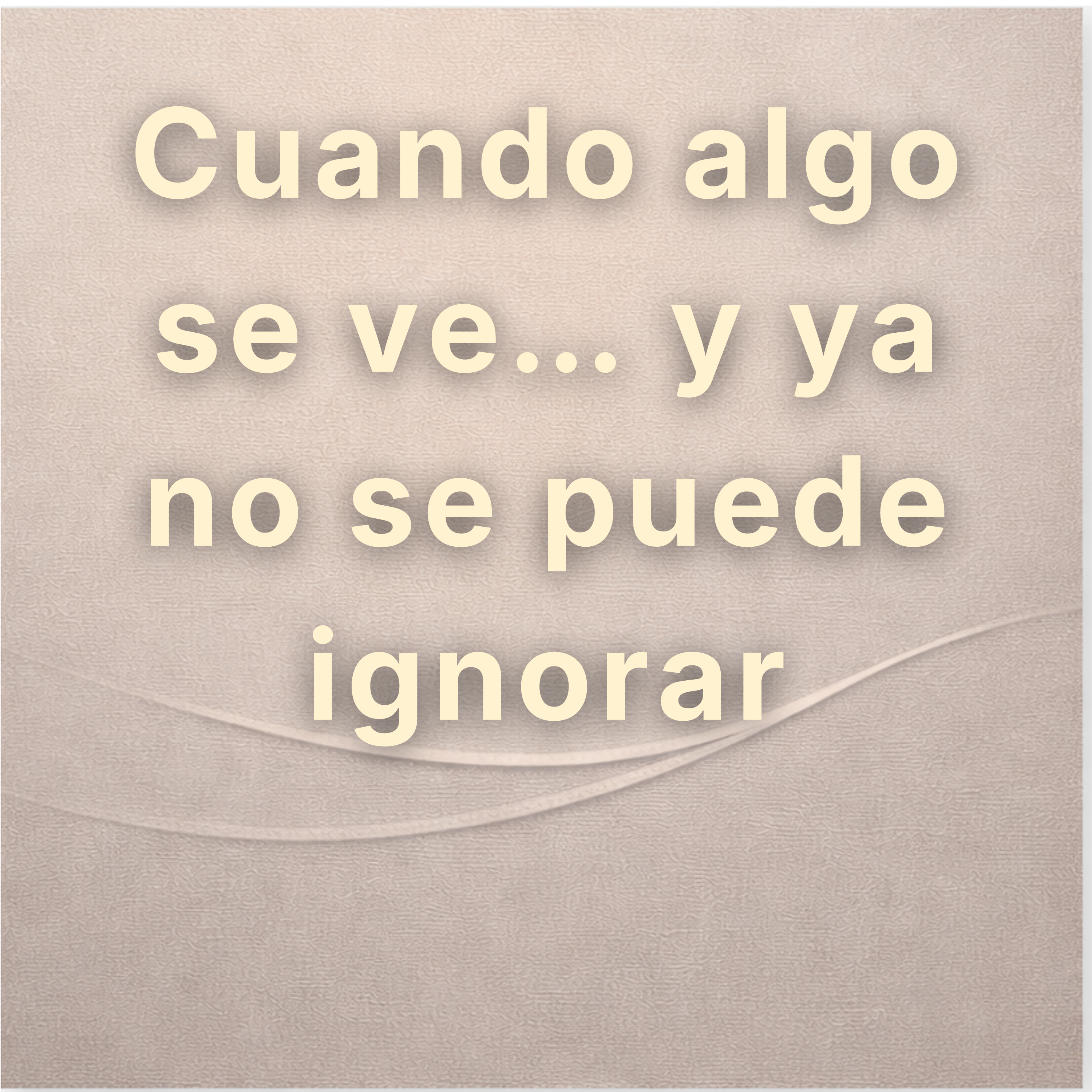 Cuando algo se ve… y ya no se puede ignorar episode artwork