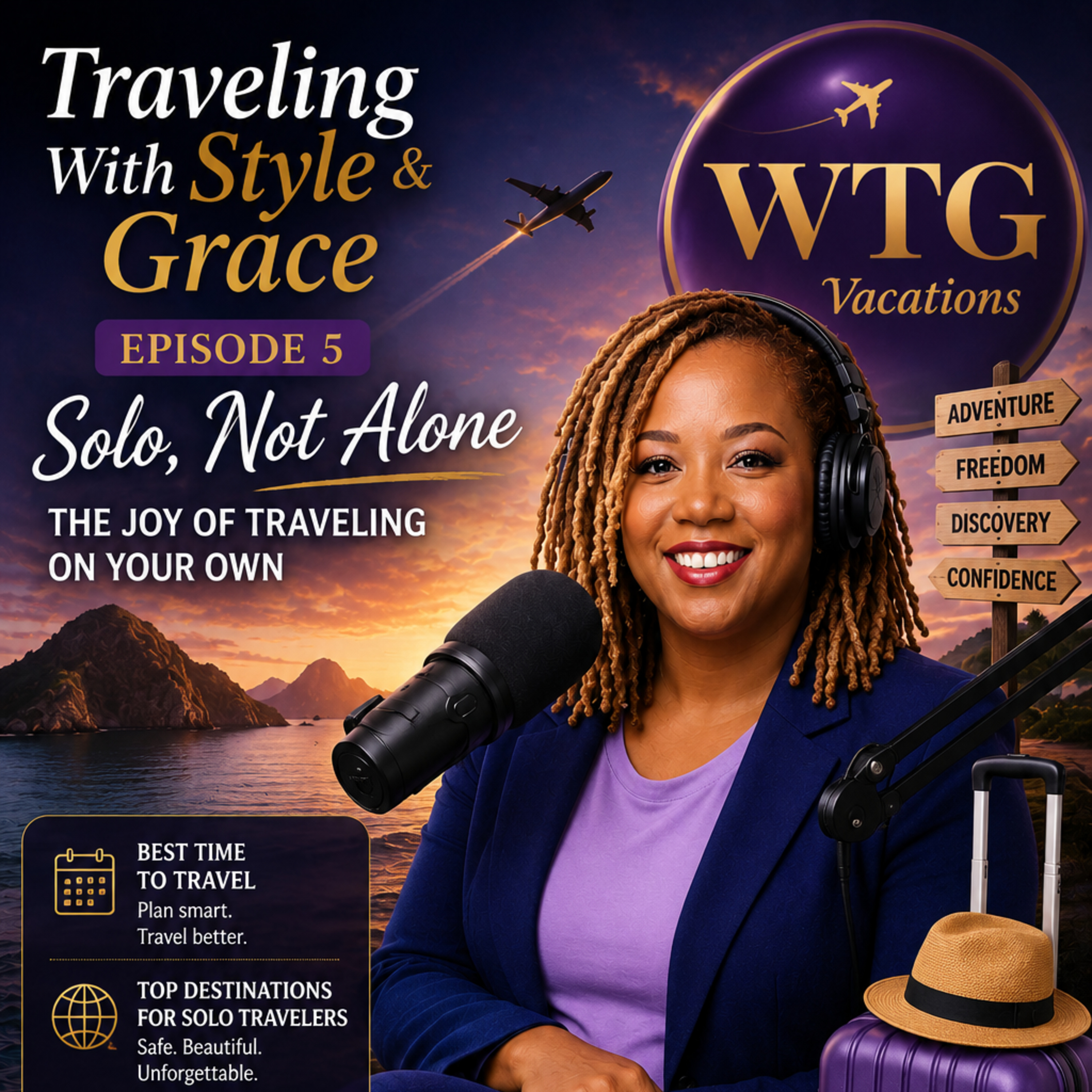 🎙️Episode 5: Solo, Not Alone - The Joy of Traveling On Your Own (Part 1) episode artwork