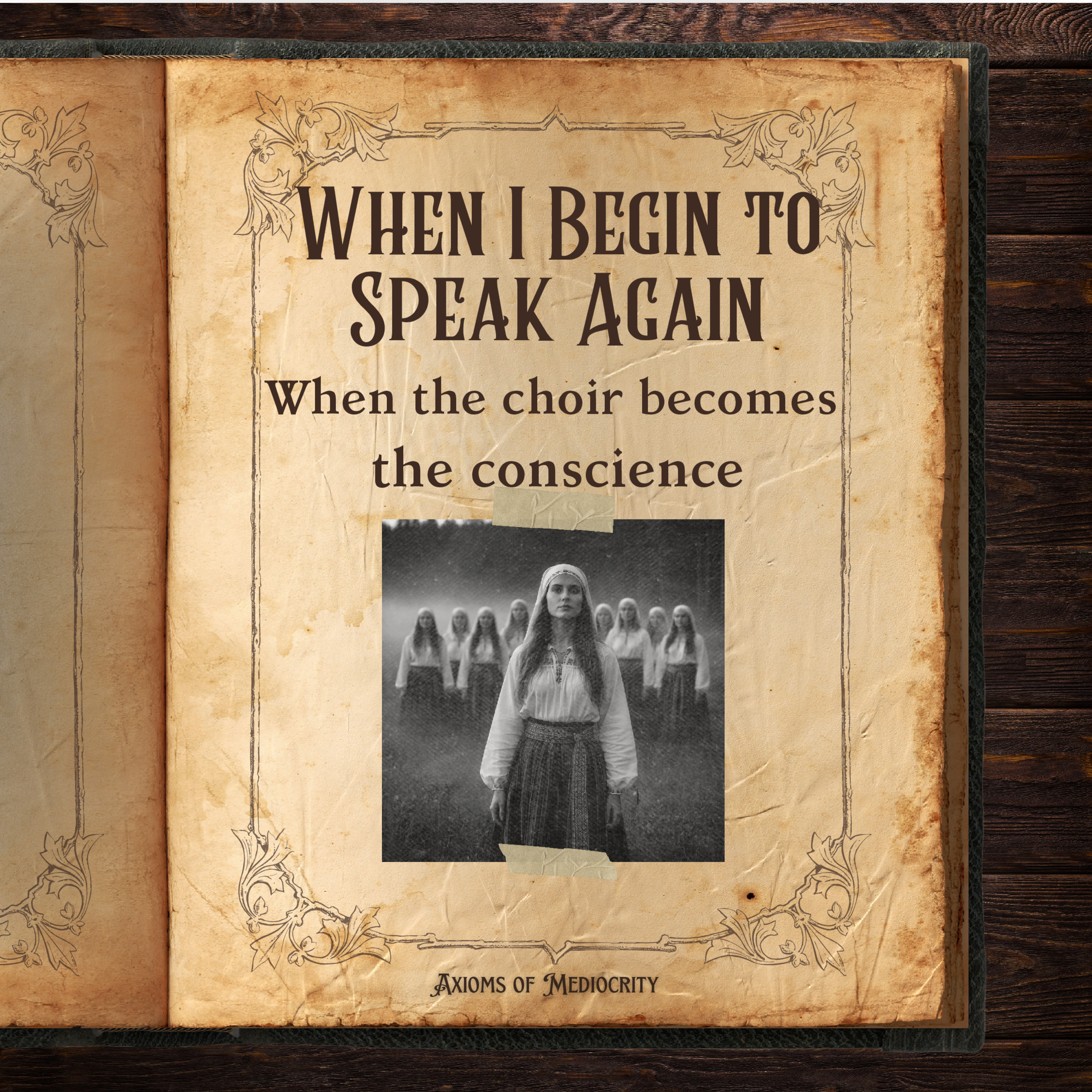 When I Begin to Speak Again: When the Choir Becomes the Conscience