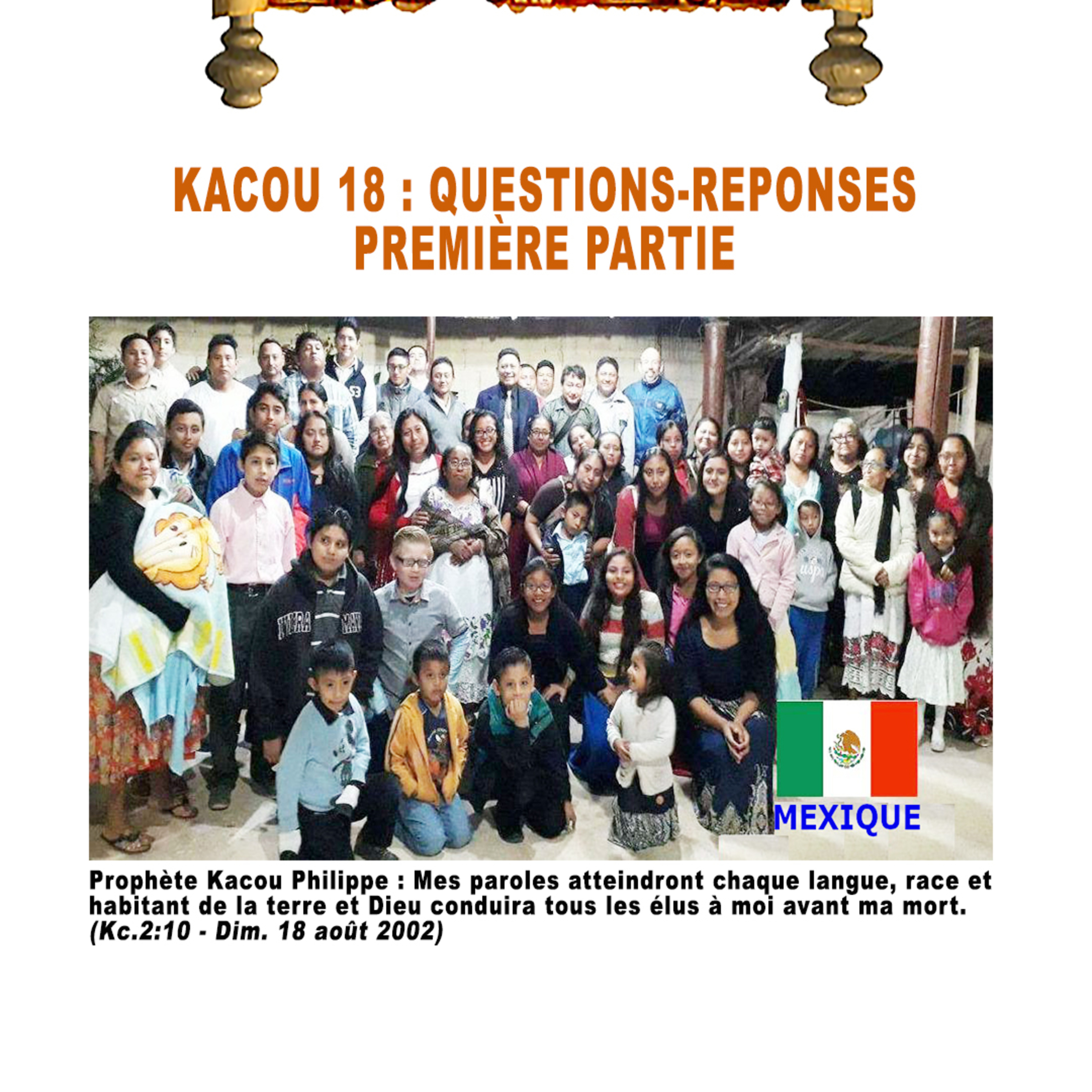 KACOU 18 : QUESTIONS-REPONSES PREMIÈRE PARTIE episode artwork