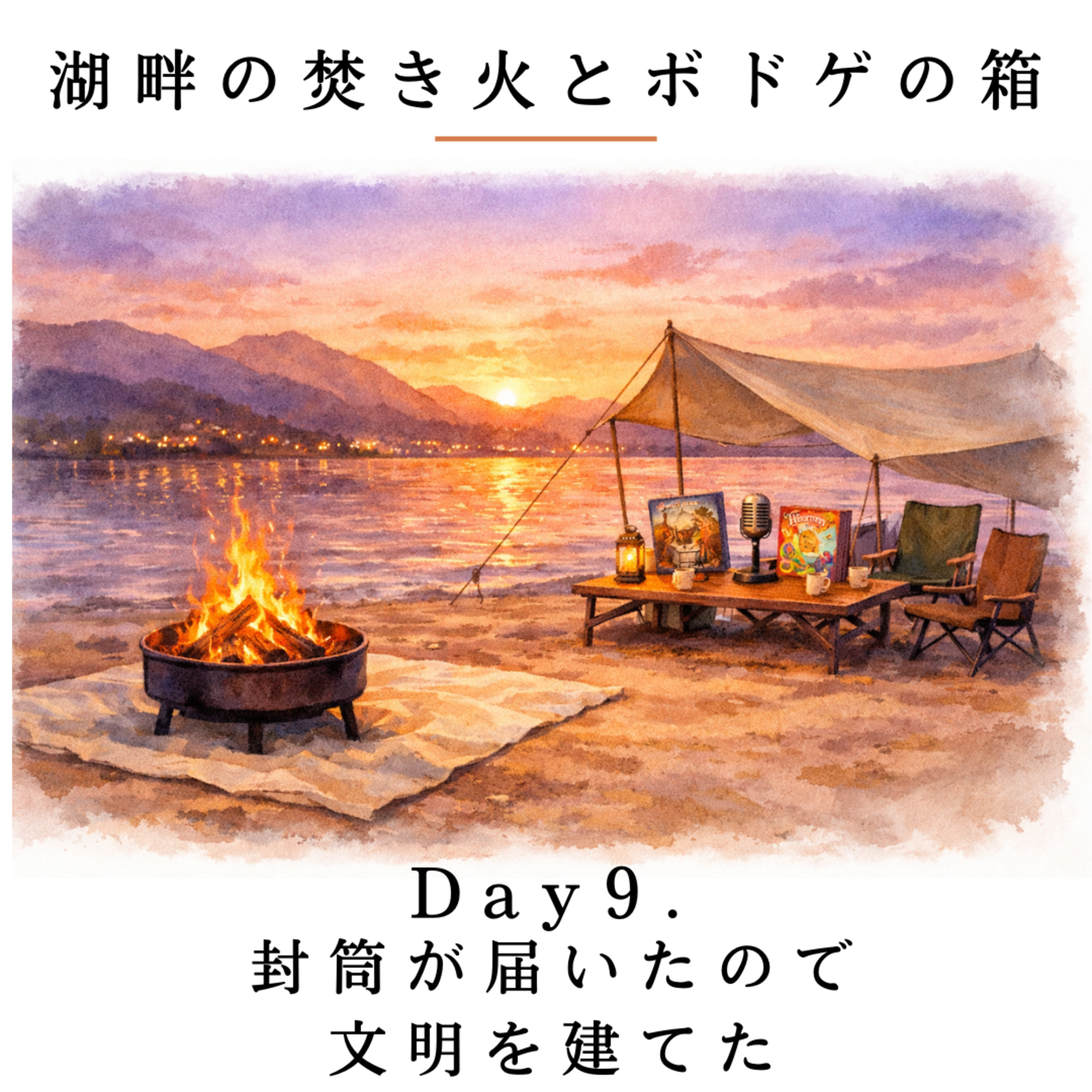 Day9. 封筒が届いたので文明を建てた / Tapestry + PP+AA+FF episode artwork