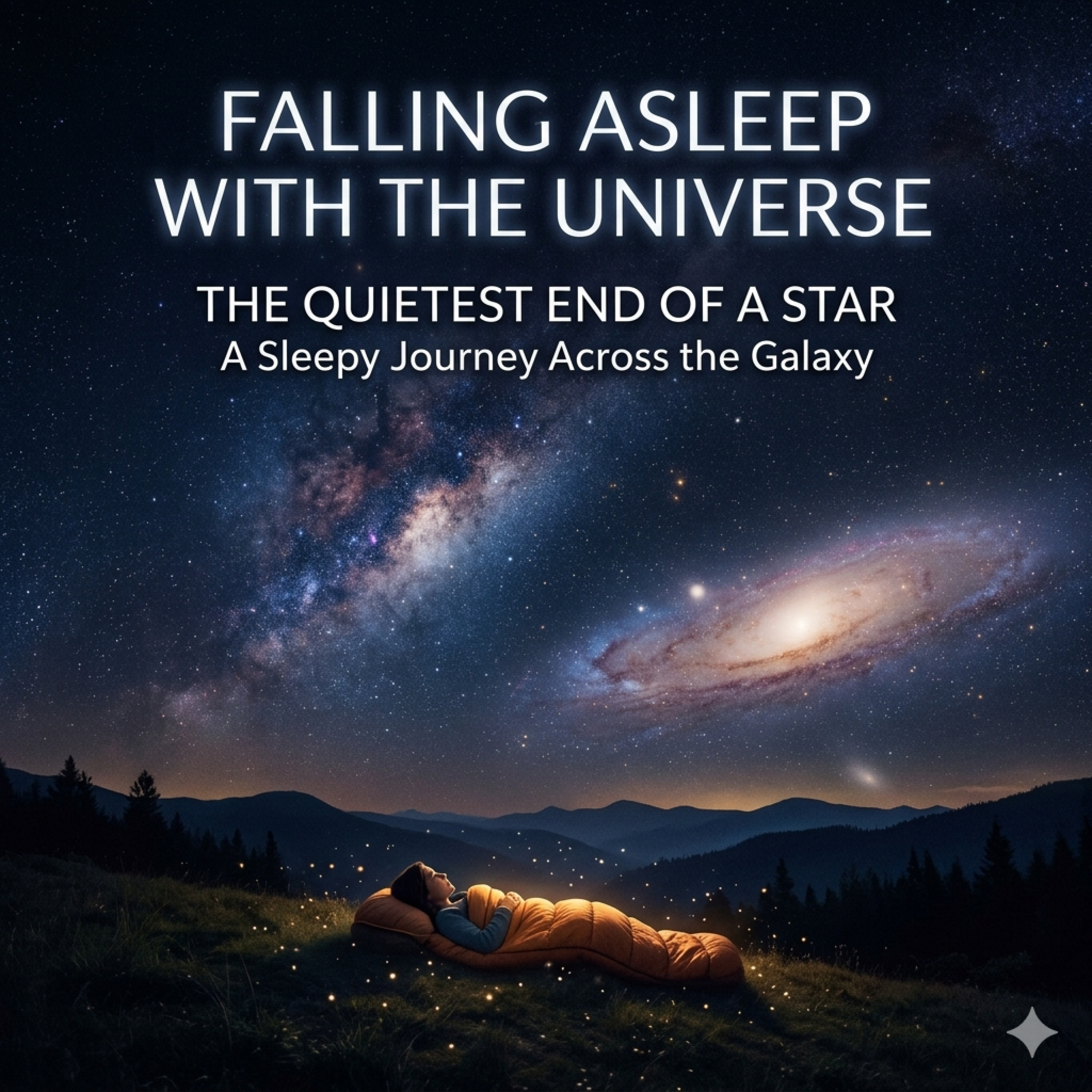 The Quietest End of a Star: A Sleepy Journey Across the Galaxy