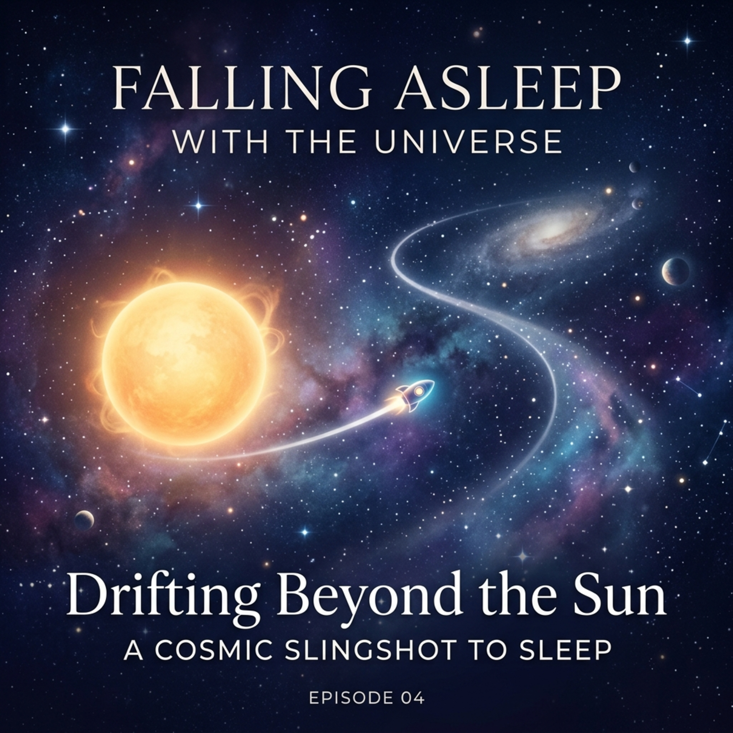 Drifting Beyond the Sun: A Cosmic Slingshot to Sleep episode artwork
