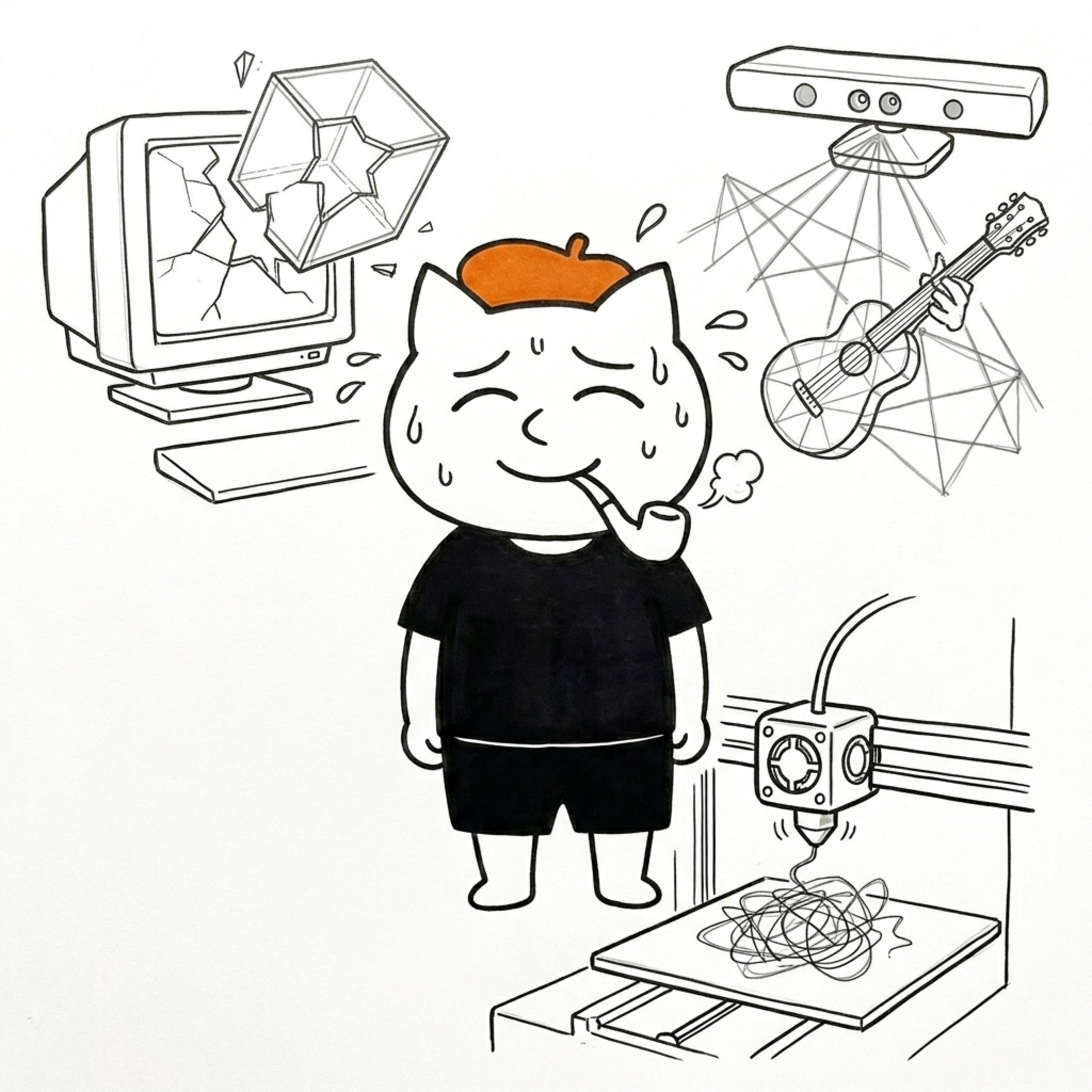 #38 ゲームから3Dプリンターまで！からあげの「3次元」遍歴