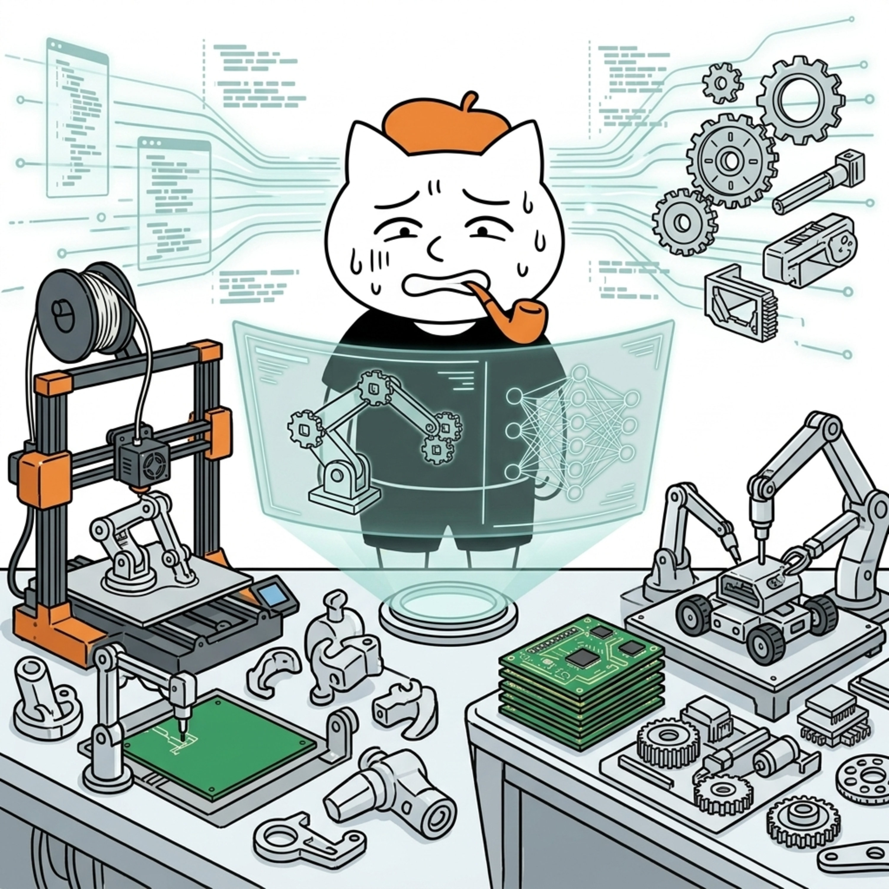 #60 AIでメカ設計は可能か？LLMを使ったCAD設計への挑戦とハードウェアの「ソフトウェア化」